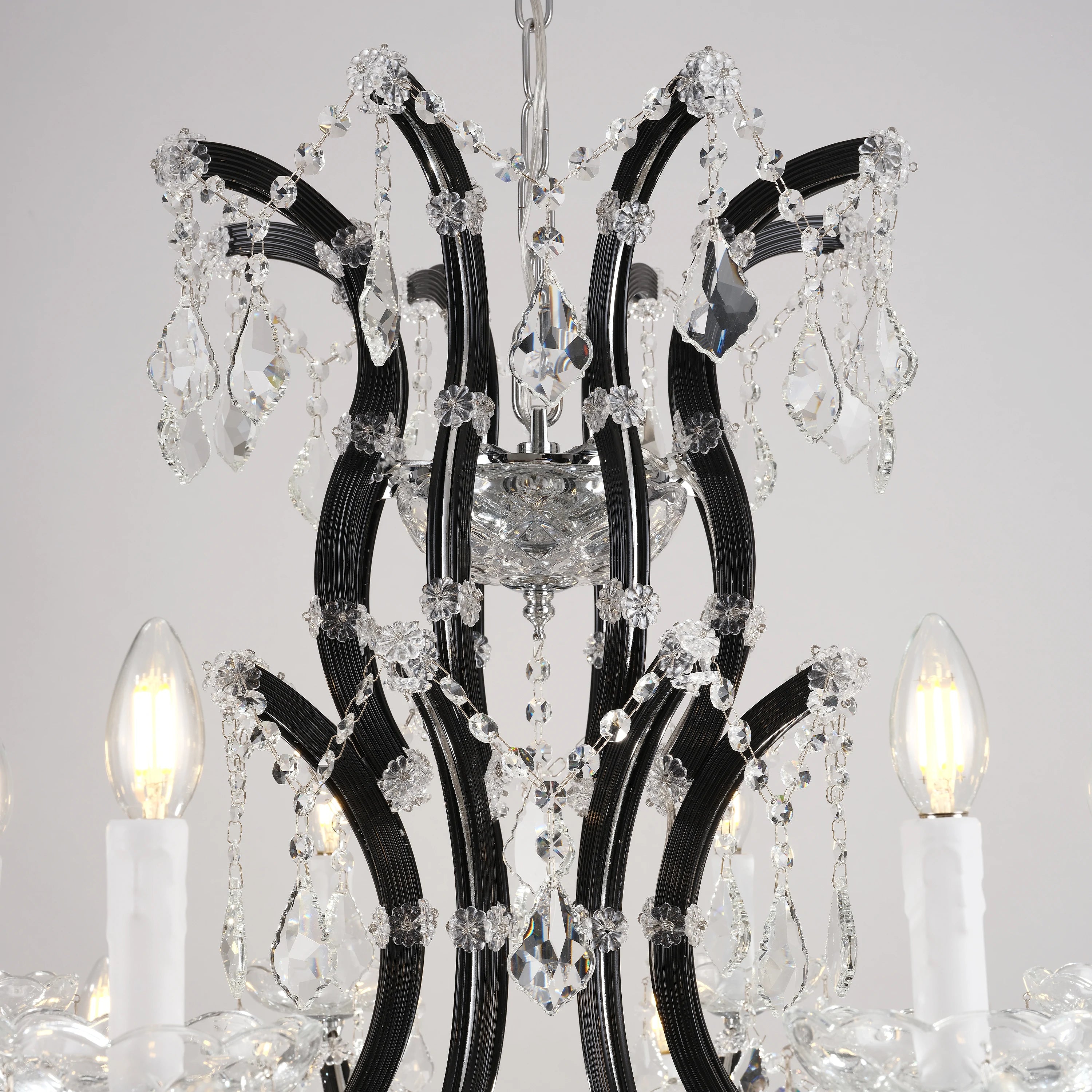 Roco Crystal Classical Round Chandelier 122cm D