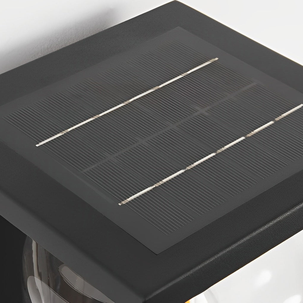 Crysteel Solar Outdoor Wall Light with Remote