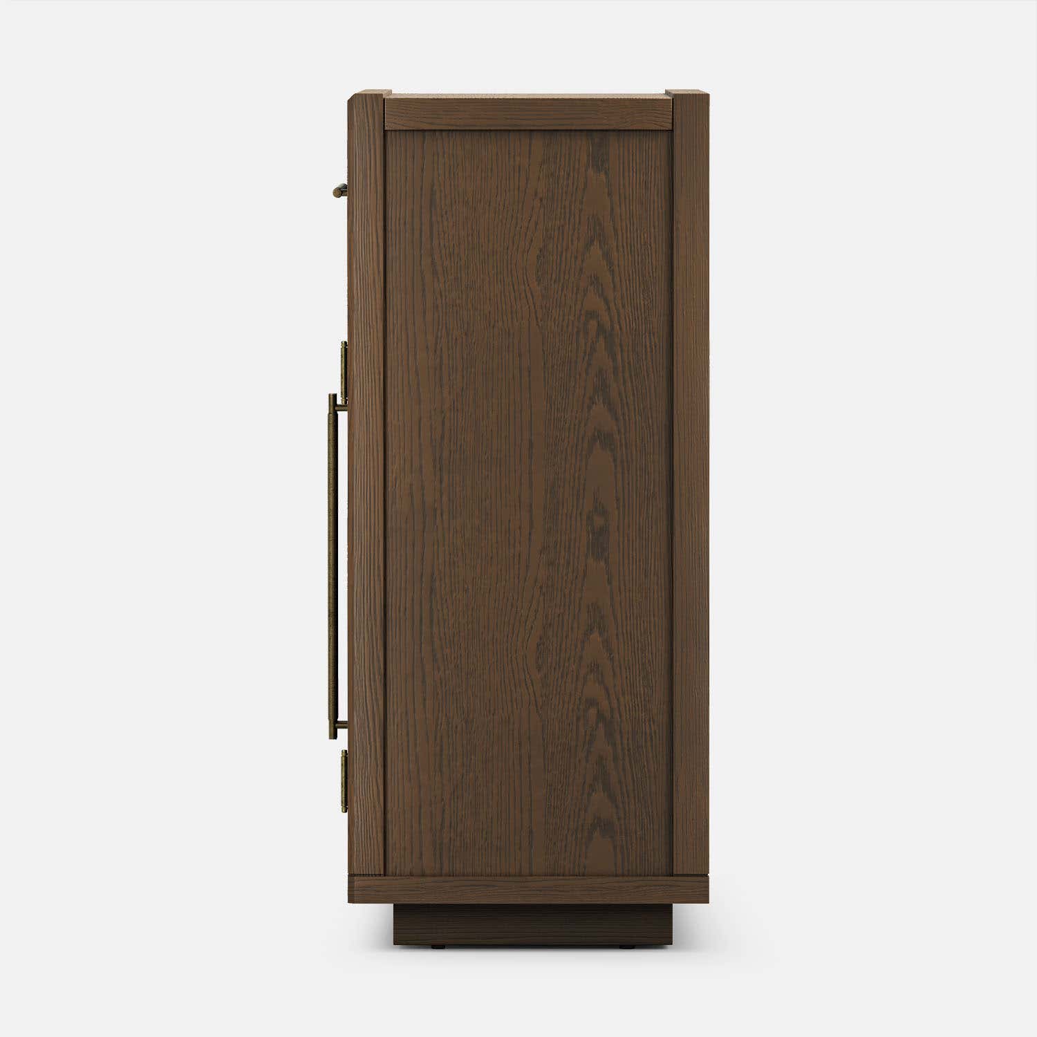 Alvar Arched 94.5" Oak Sideboard with Drawers(Set of 3)