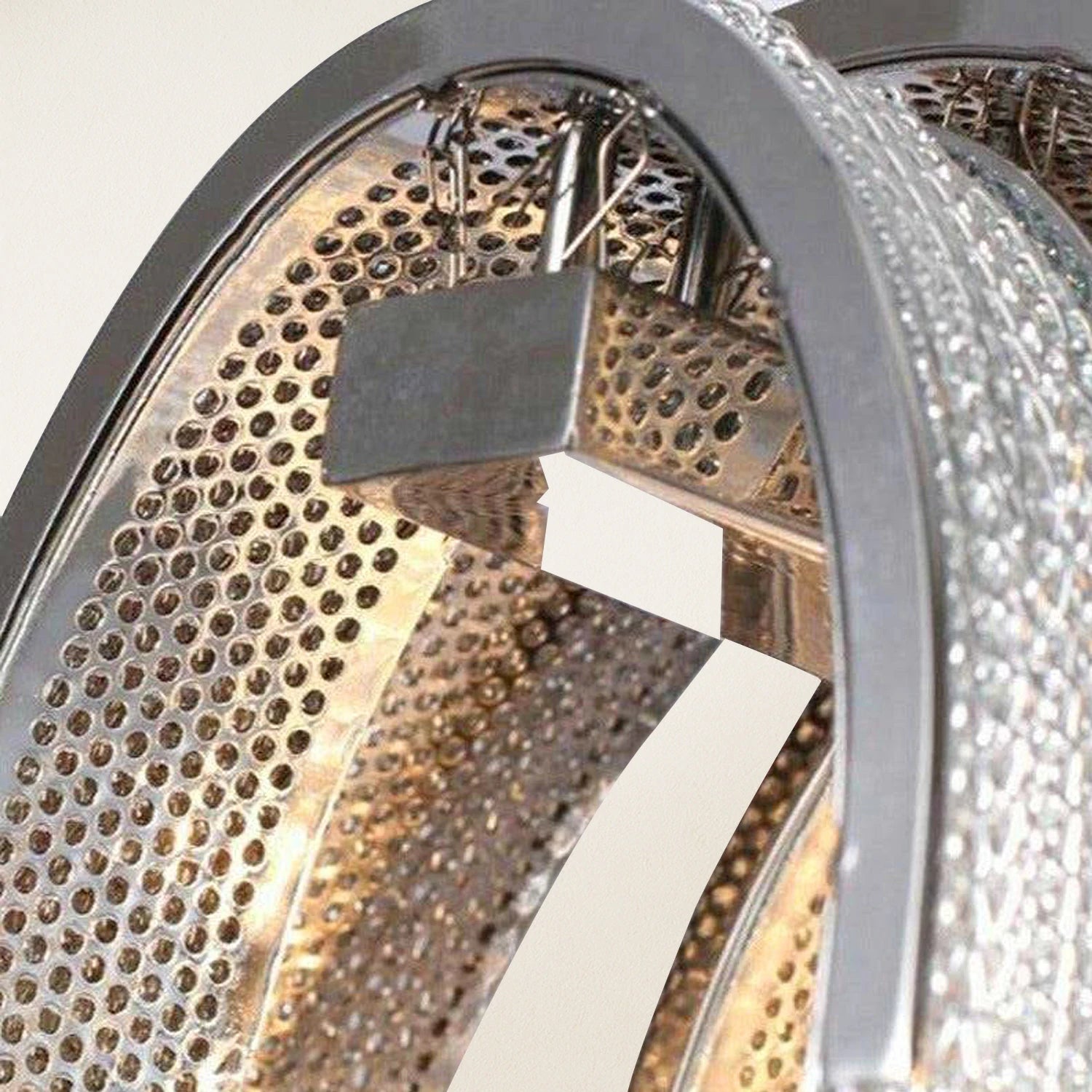 Teresa Cadena Chain Tassel Dining Room Chandelier 109cm W