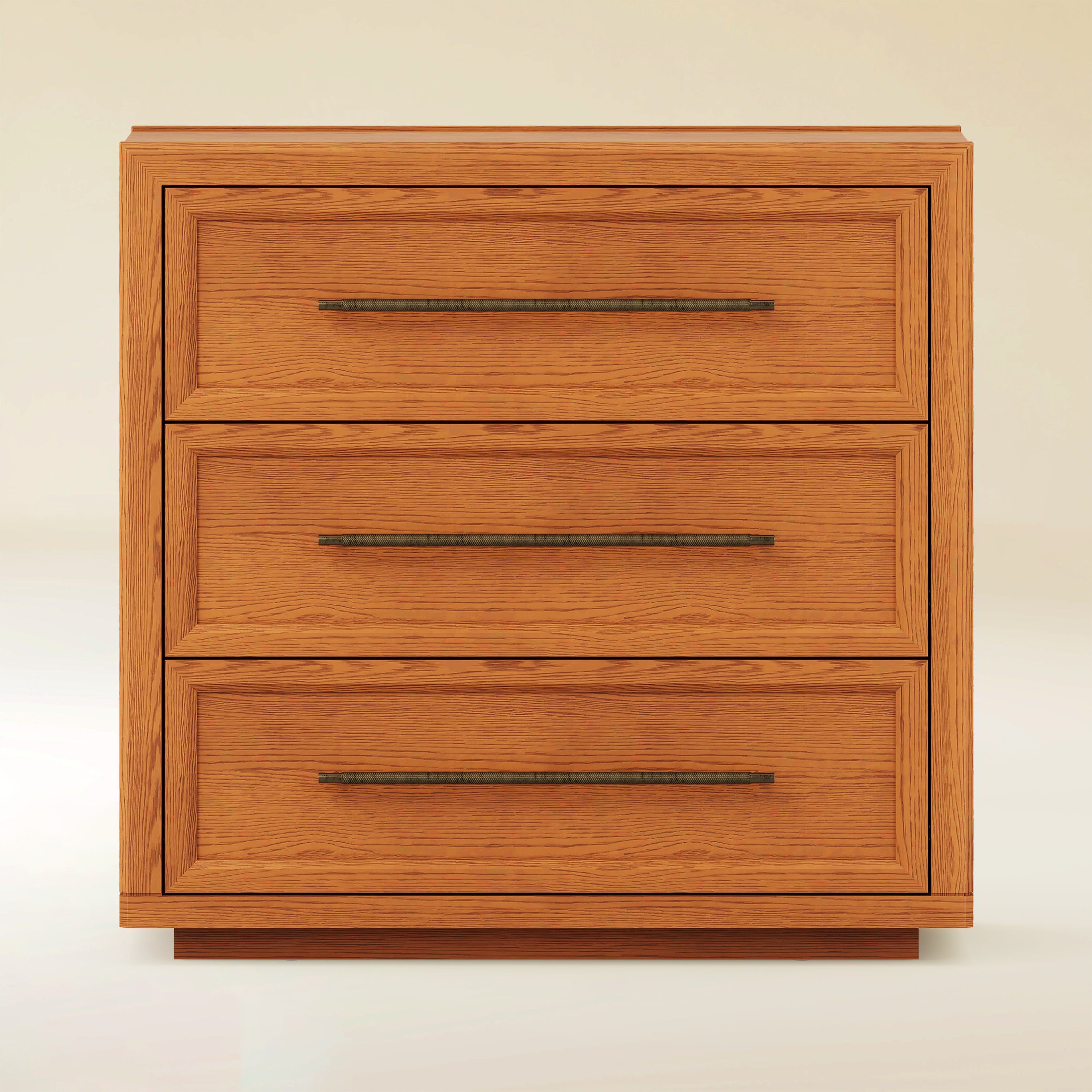 Alvar 32″ Oak 3-Drawer Chest
