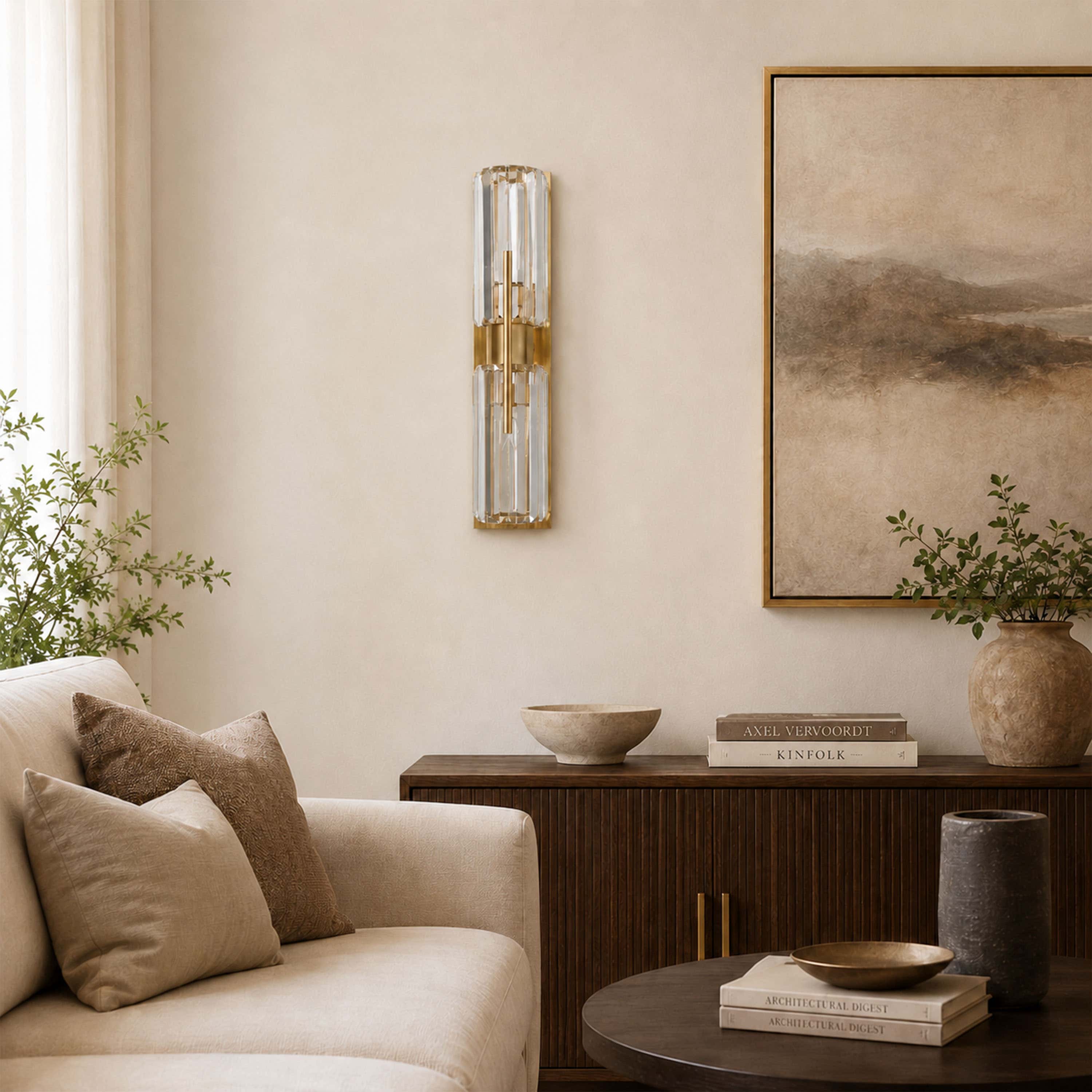 Kaelith Crystal Linear Wall Sconce
