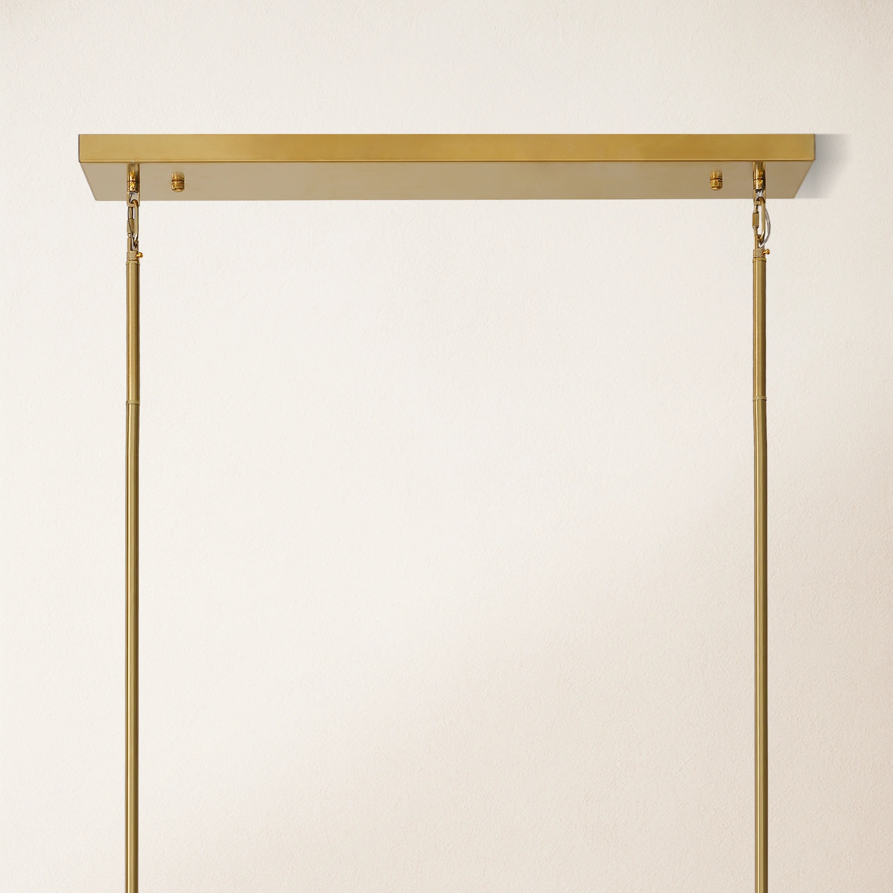 Solmare Alabaster Rectangular Chandelier 55"W