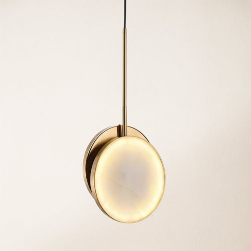 Mintreux Moonshade Alabaster Pendant 8''D