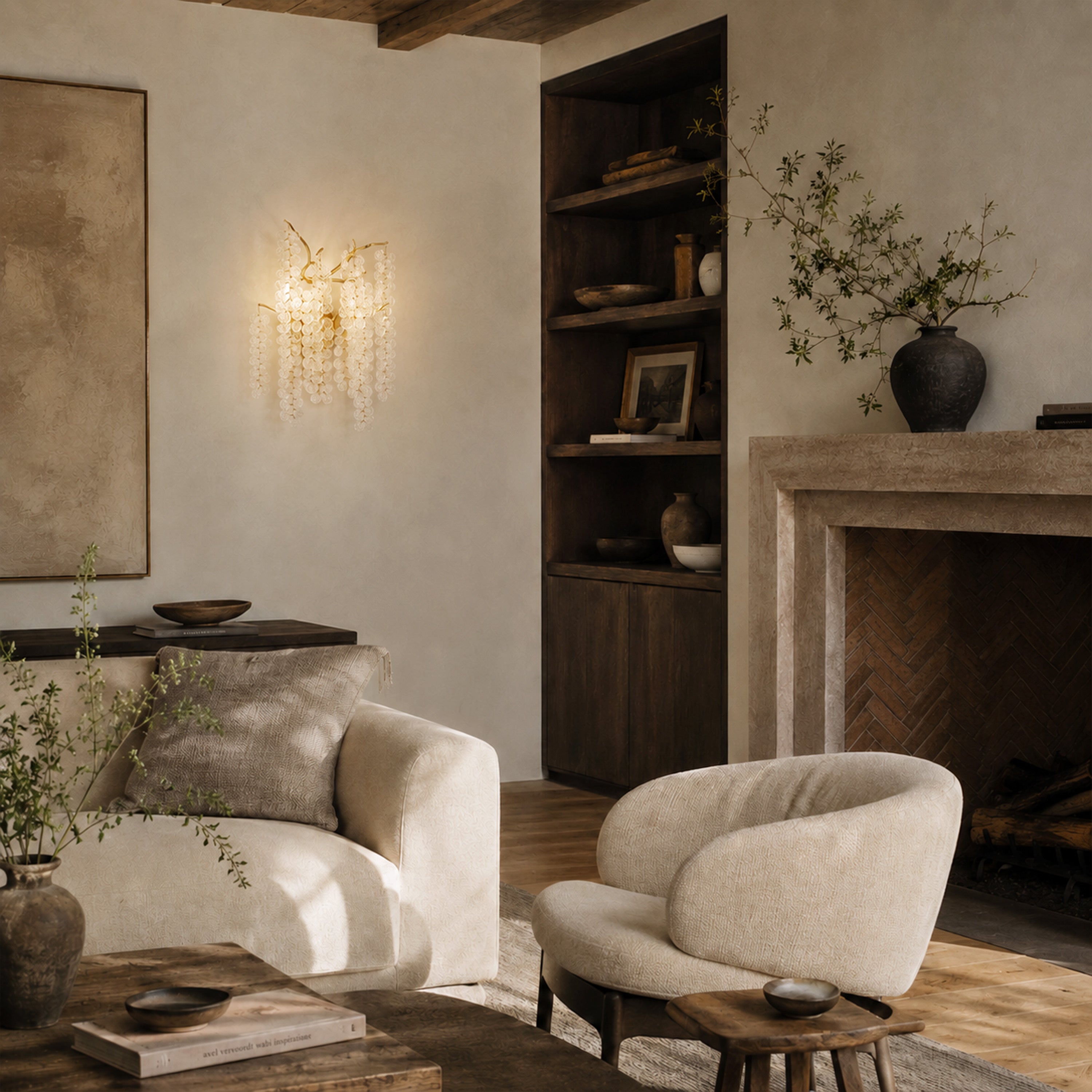 Shiro Noda Crystal Wall Lamp