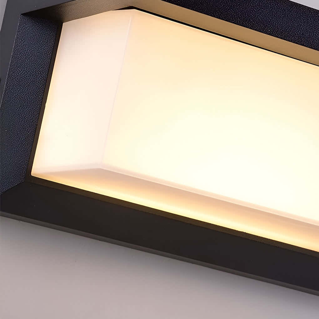 Rayform Rectangle Light Control Outdoor Wall Light