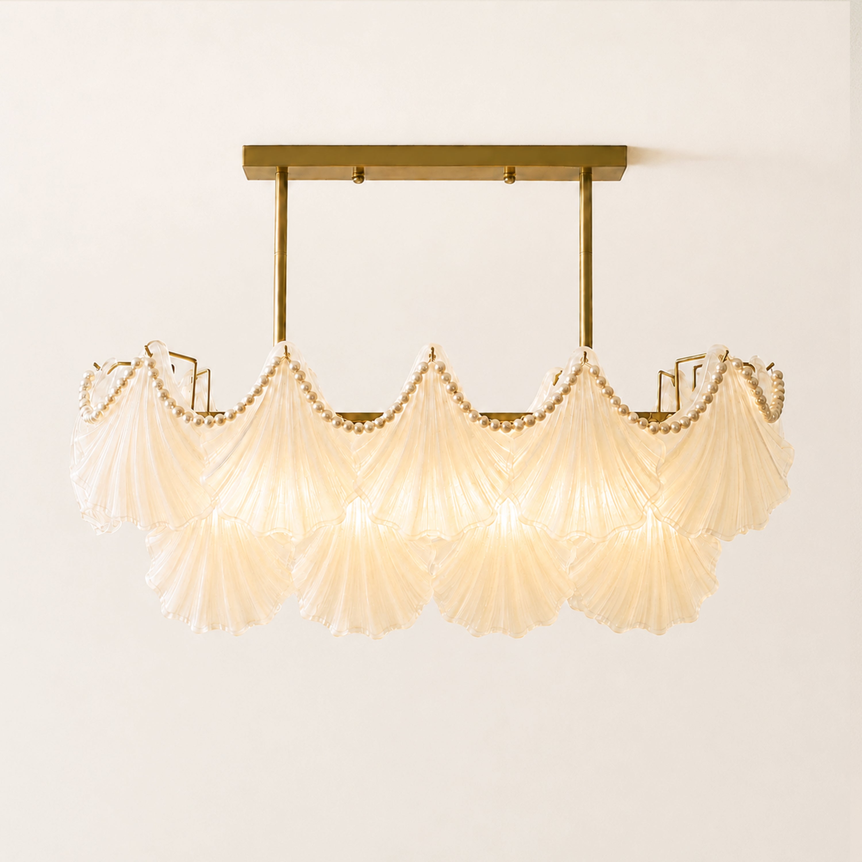 Marivelle Glass Shell Pendant