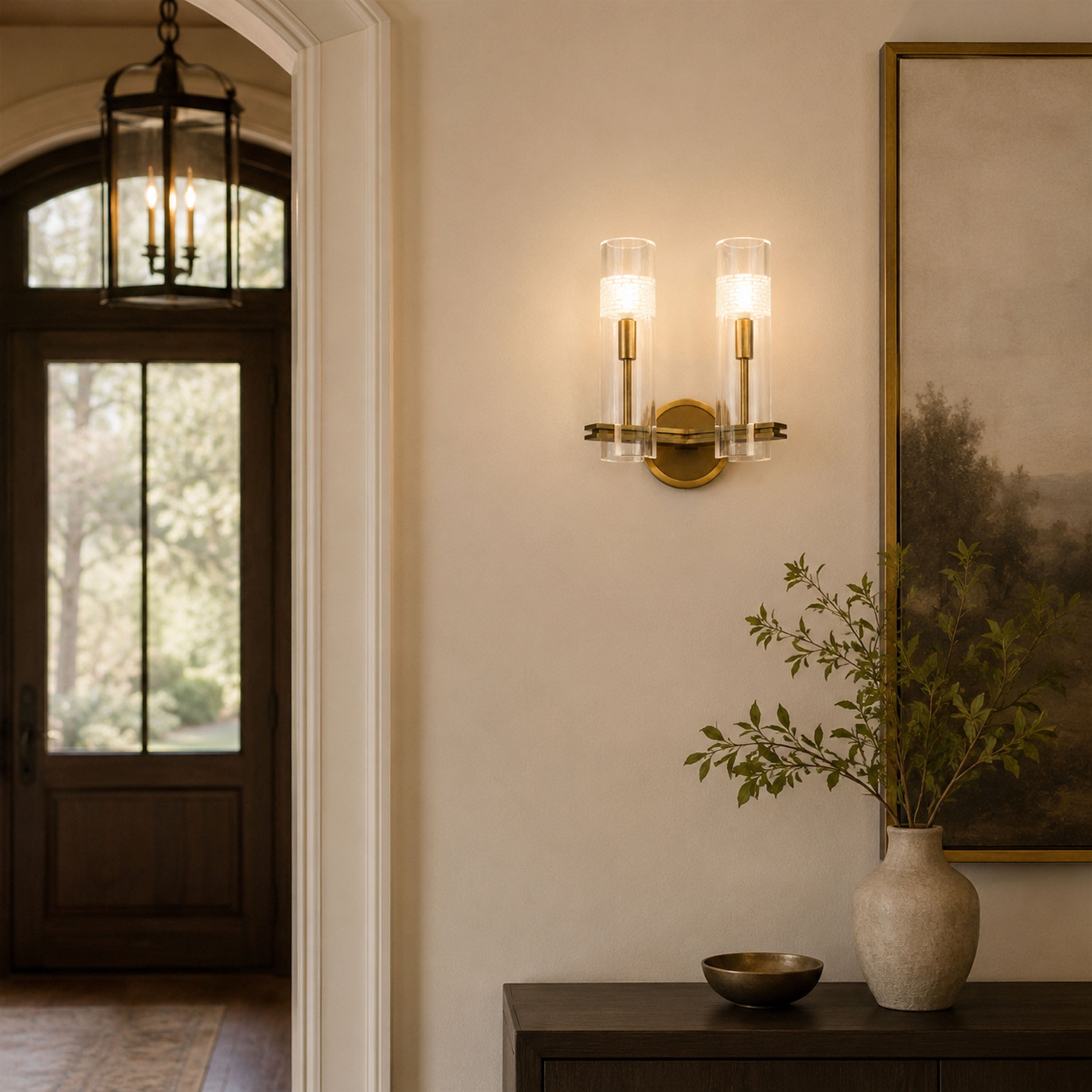 Aureline Glass Wall Sconce