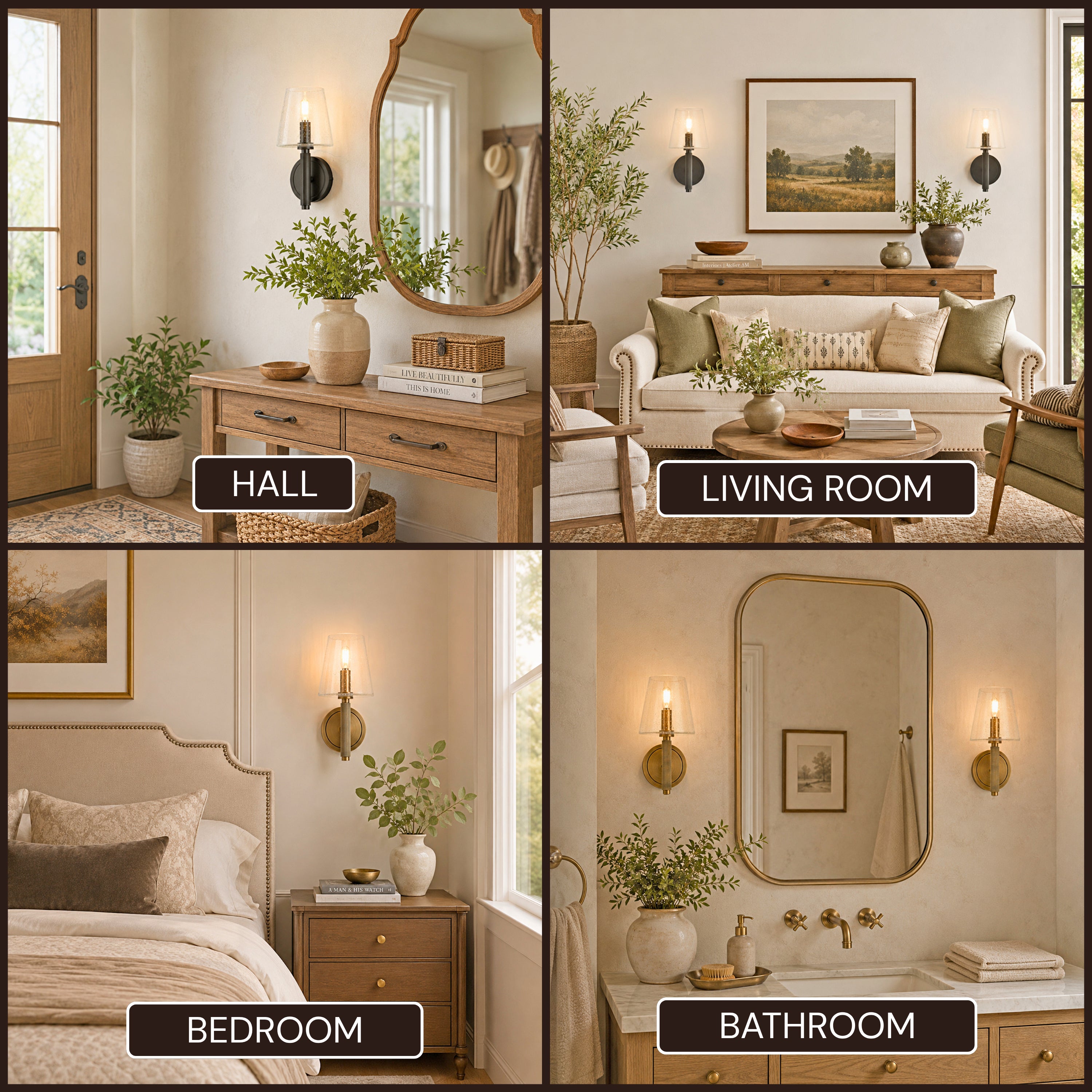 Evora Bubble Glass Wall Sconce
