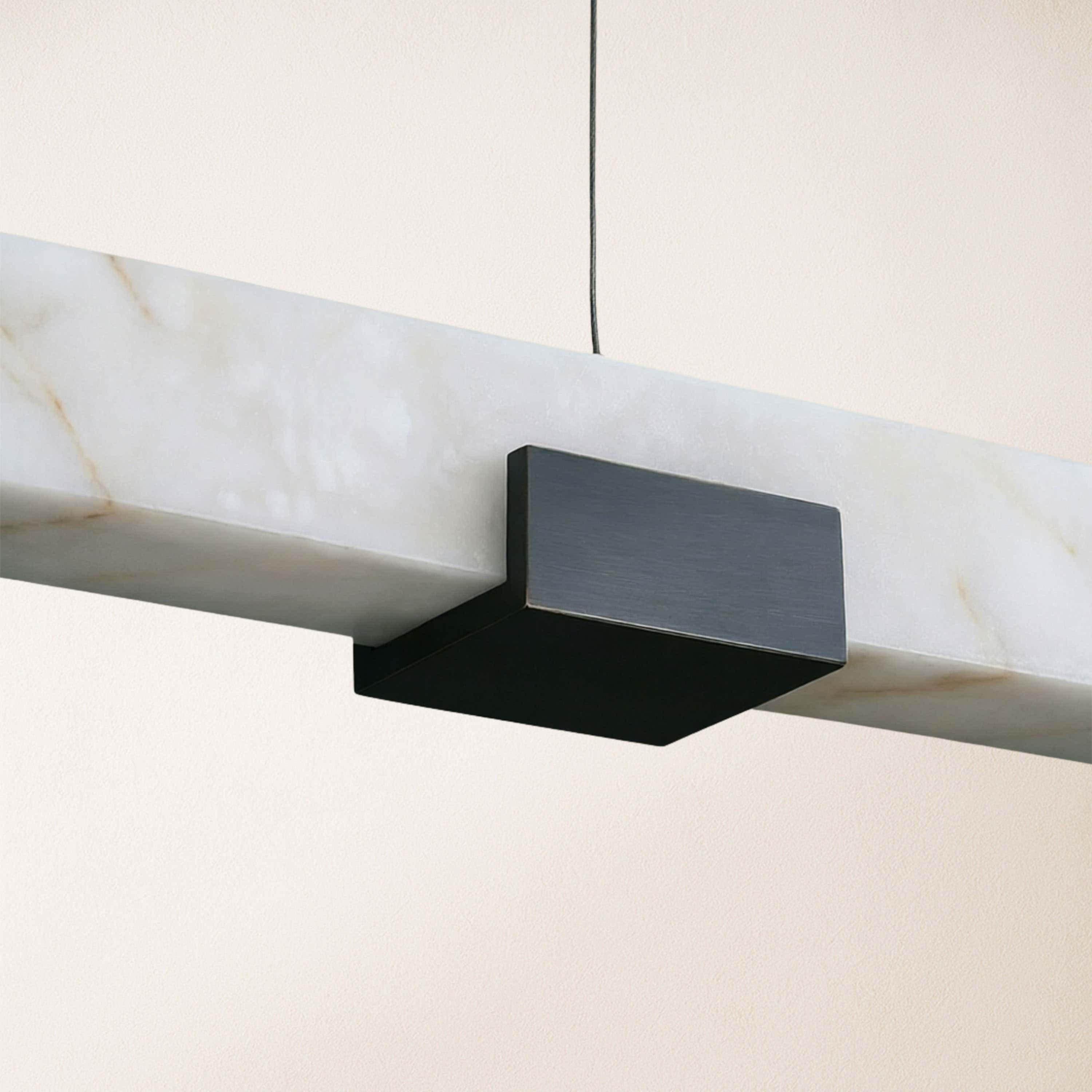 Caliora Alabaster Linear Chandelier