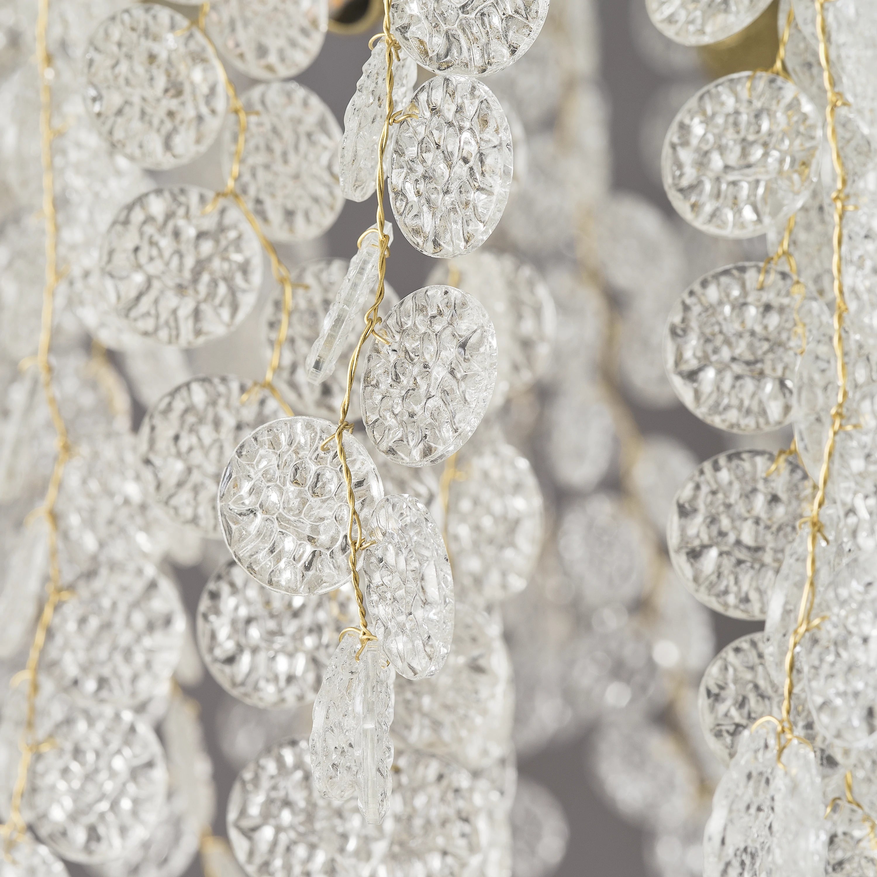 Shiro Noda Crystal Tree Branch Linear Chandelier 72"W