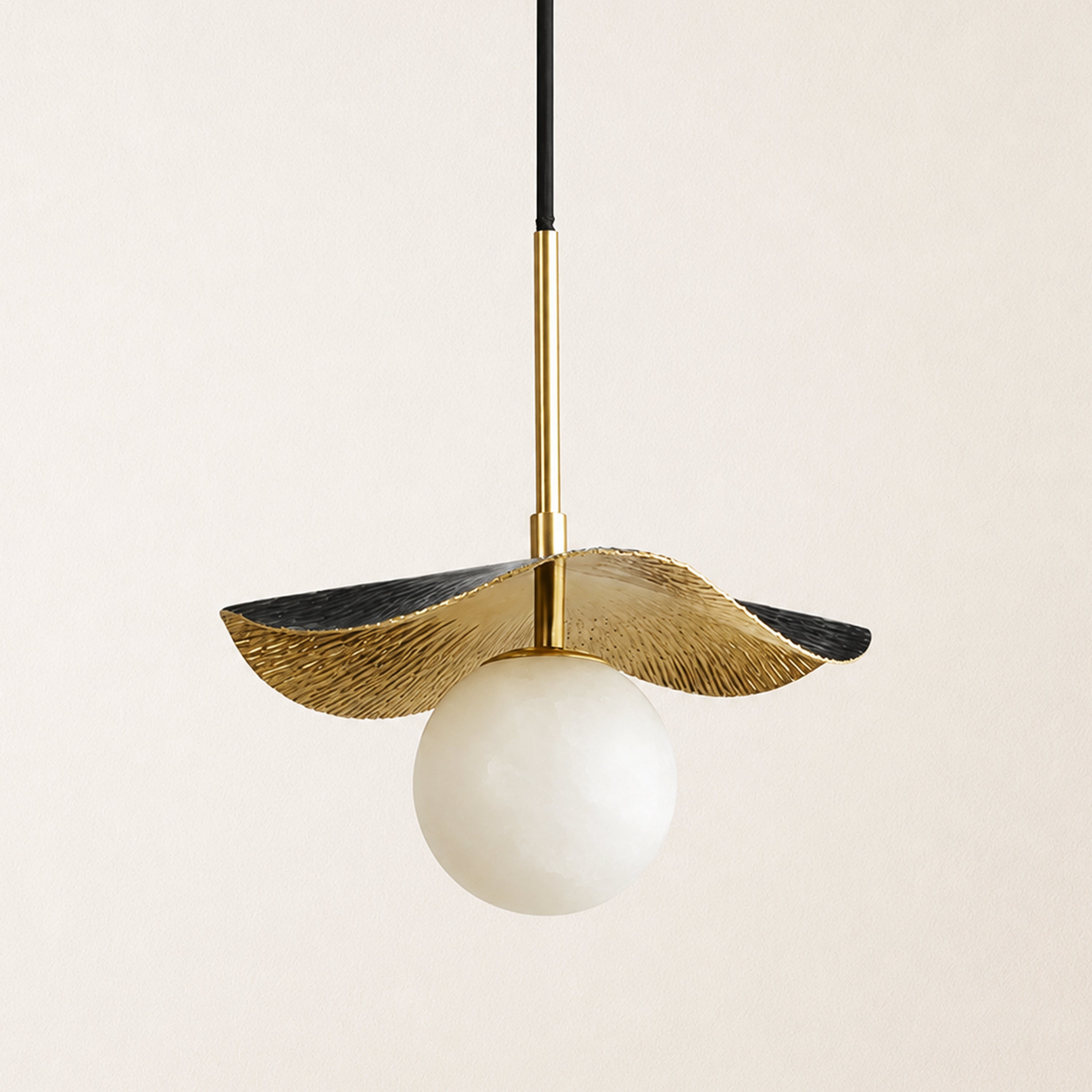 Ondine Alabaster Spherical Pendant Light