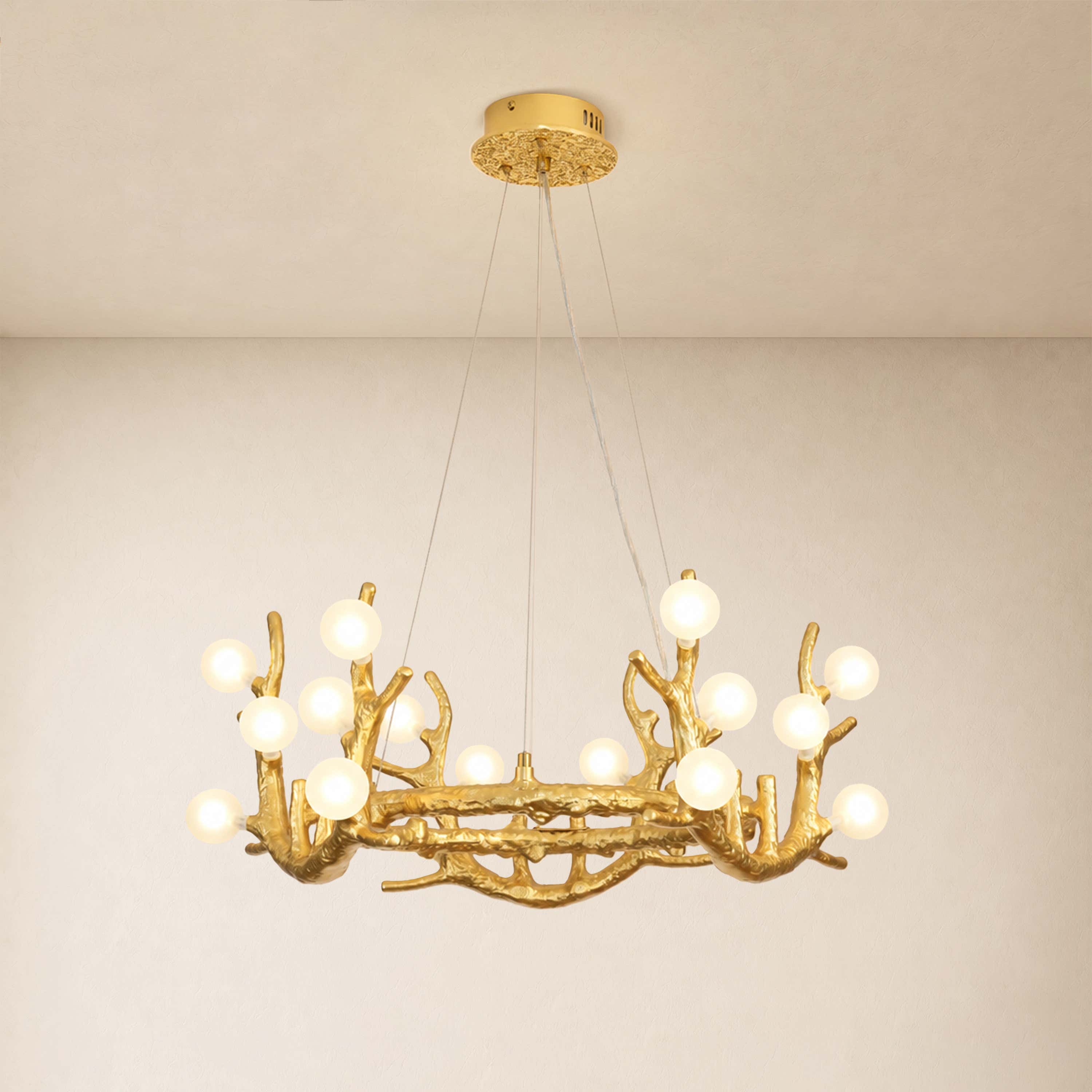 Cervia Antler Branch Chandelier 26"D