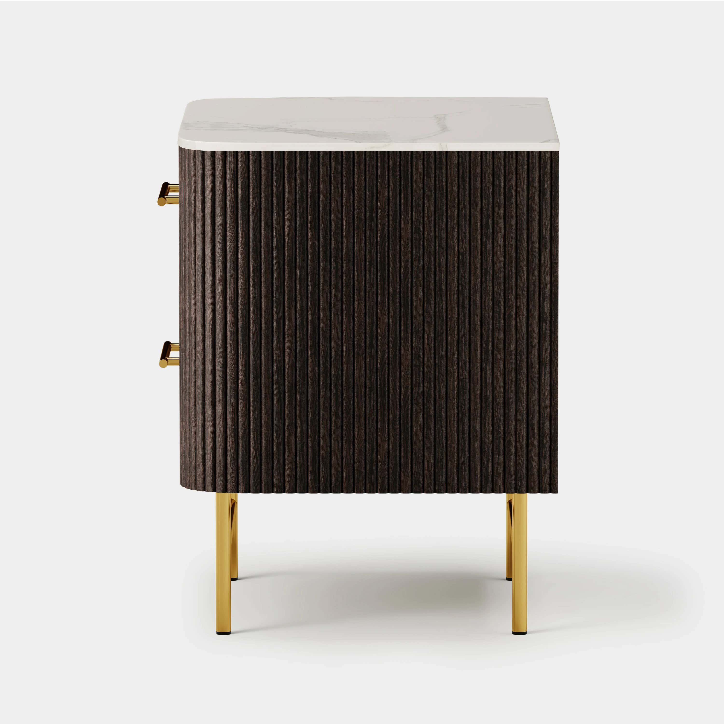 Ewan Sintered Stone Nightstand 26"W