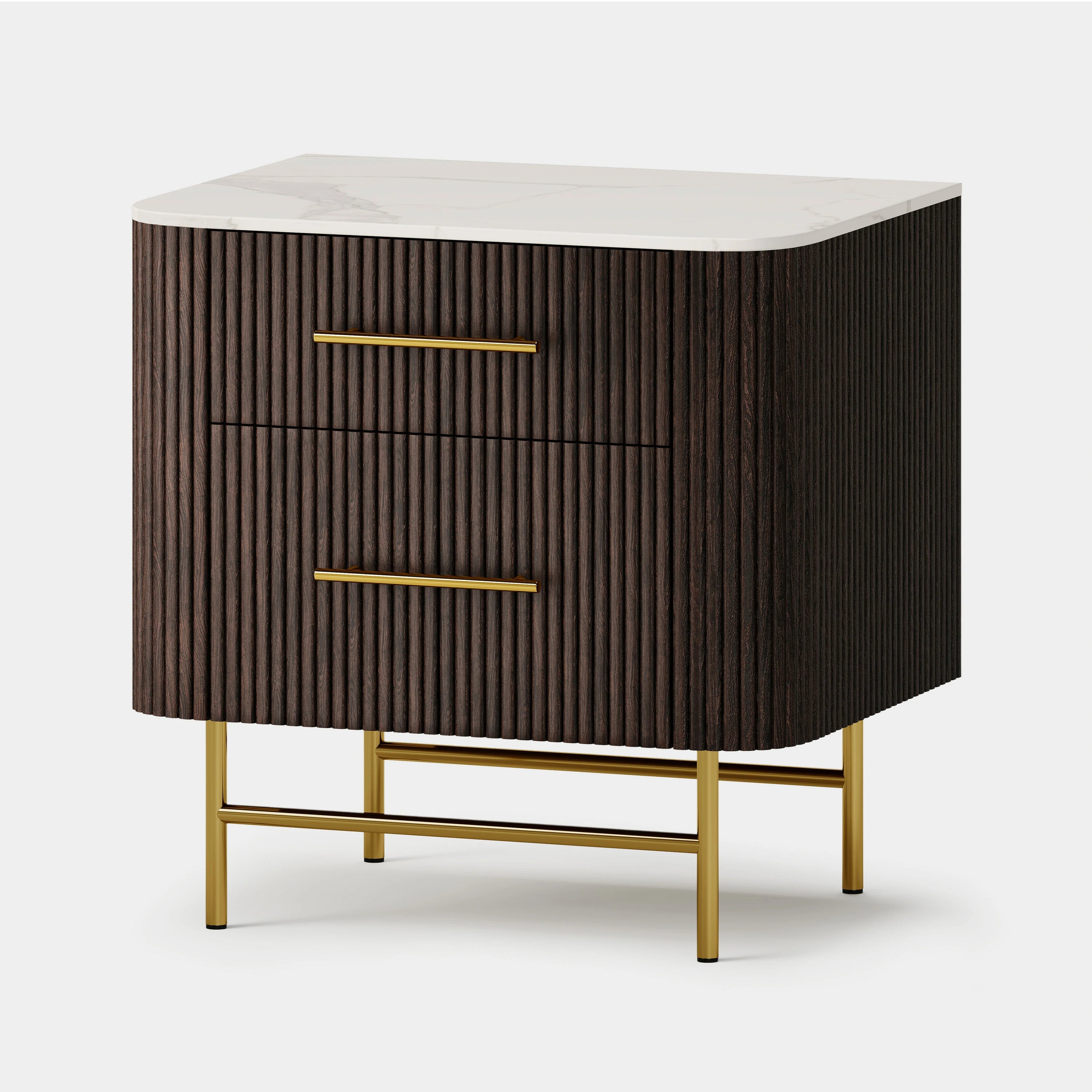 Ewan Sintered Stone Nightstand 26"W