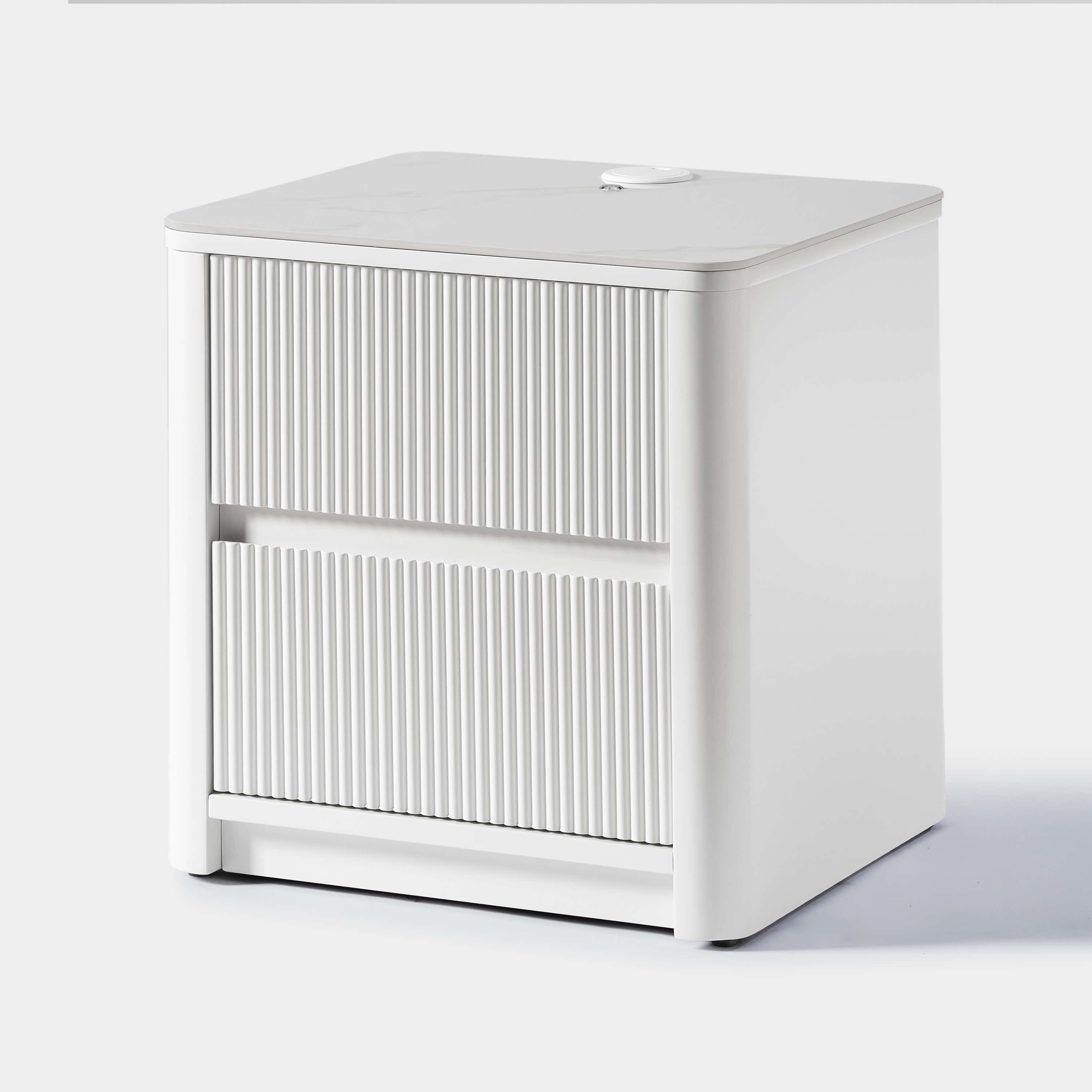 Celia Burnt Stone Nightstand 20"