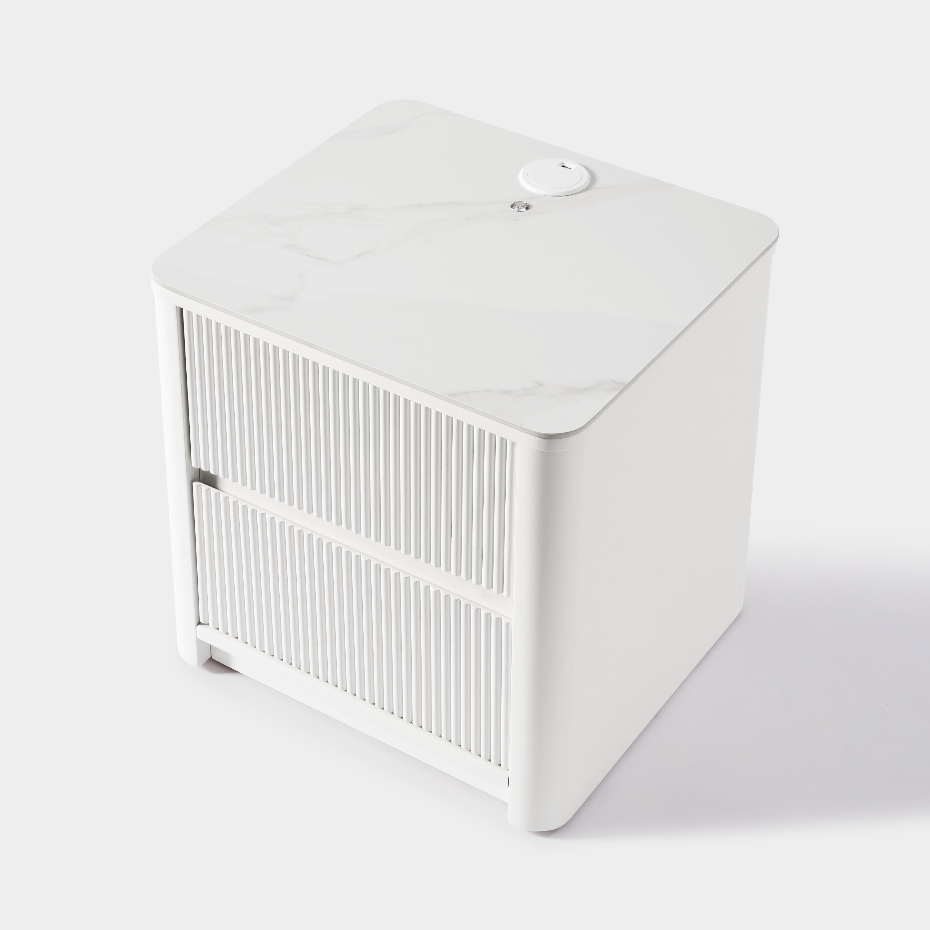 Celia Burnt Stone Nightstand 20"