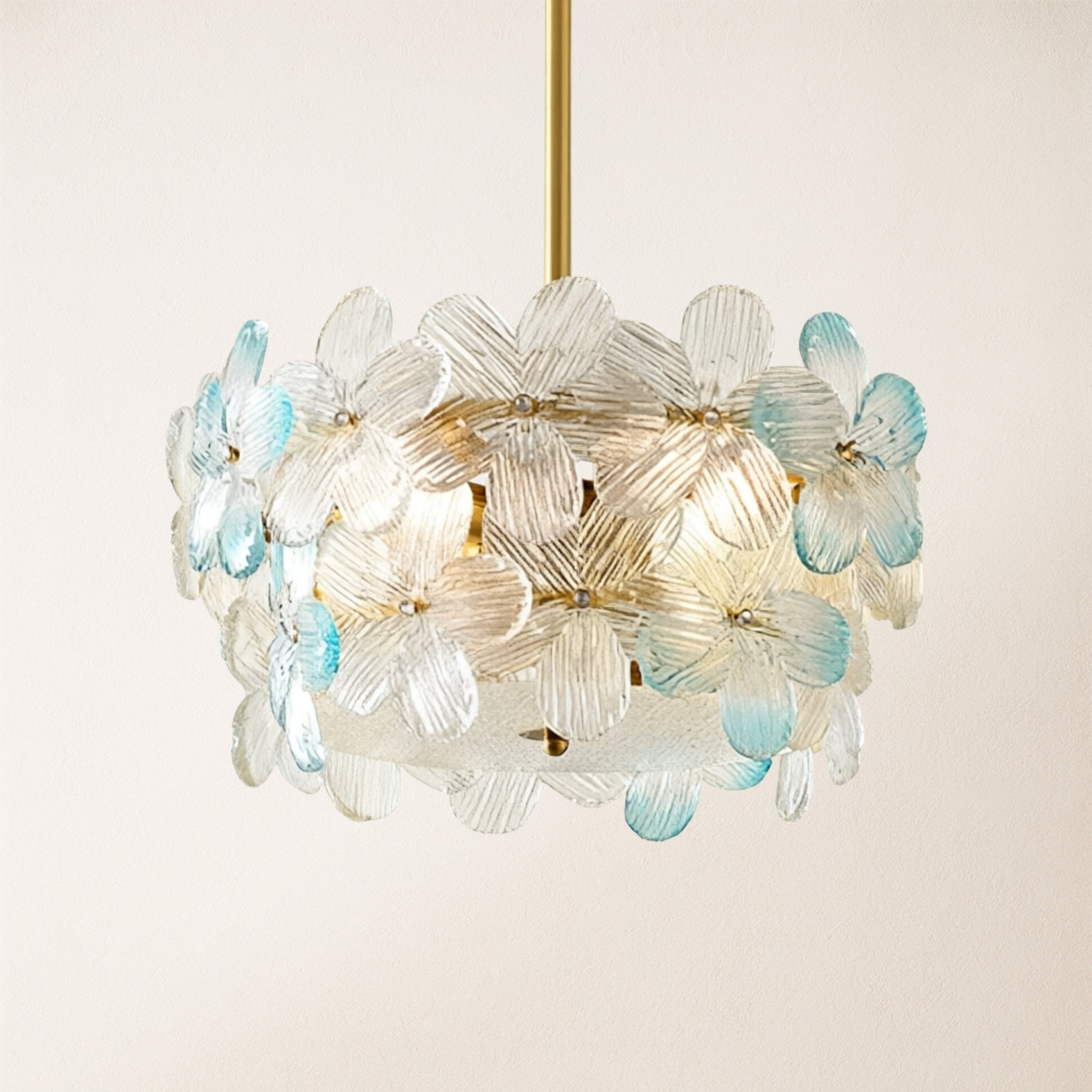 Blumea Cluster Glass Flush Mount