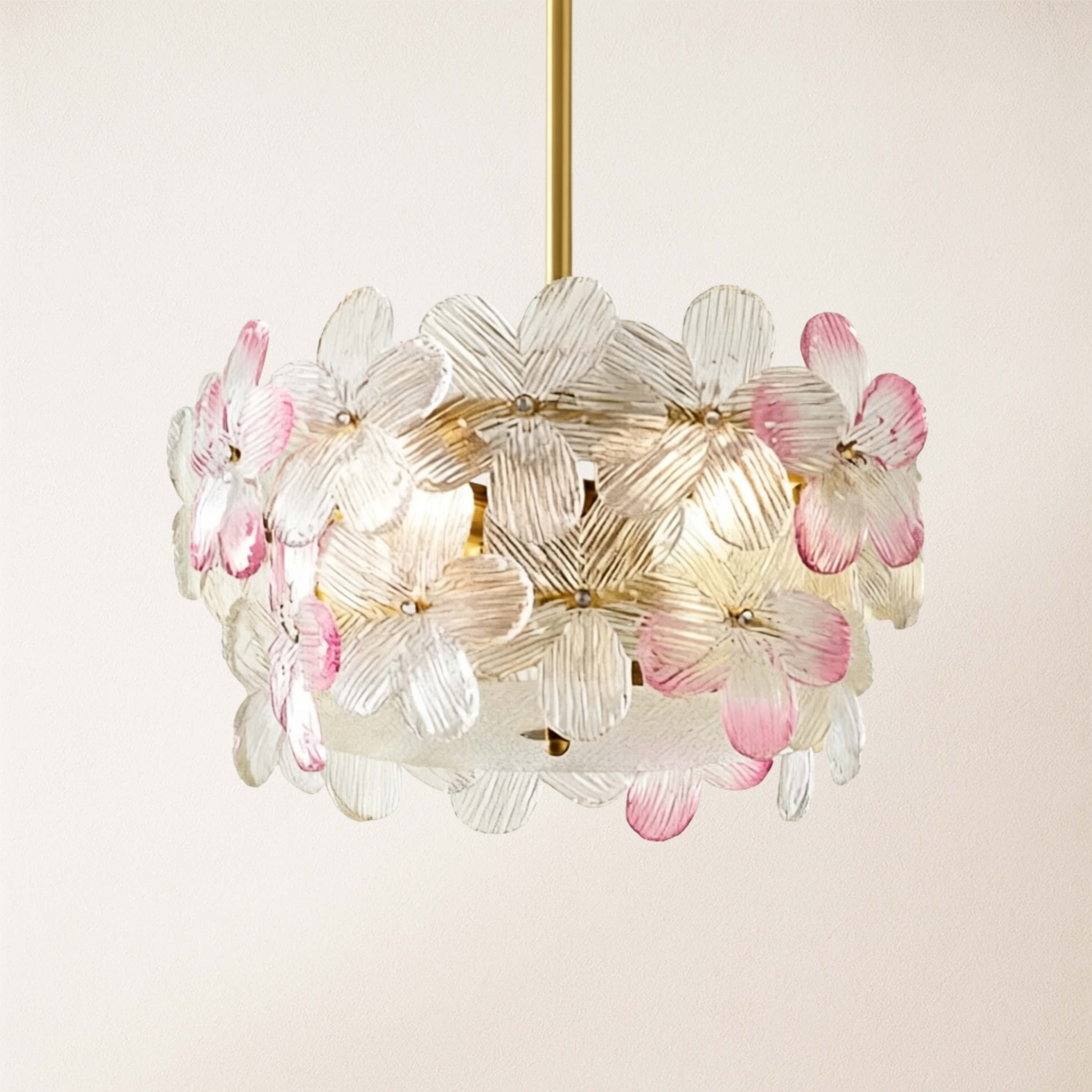 Blumea Cluster Glass Flush Mount