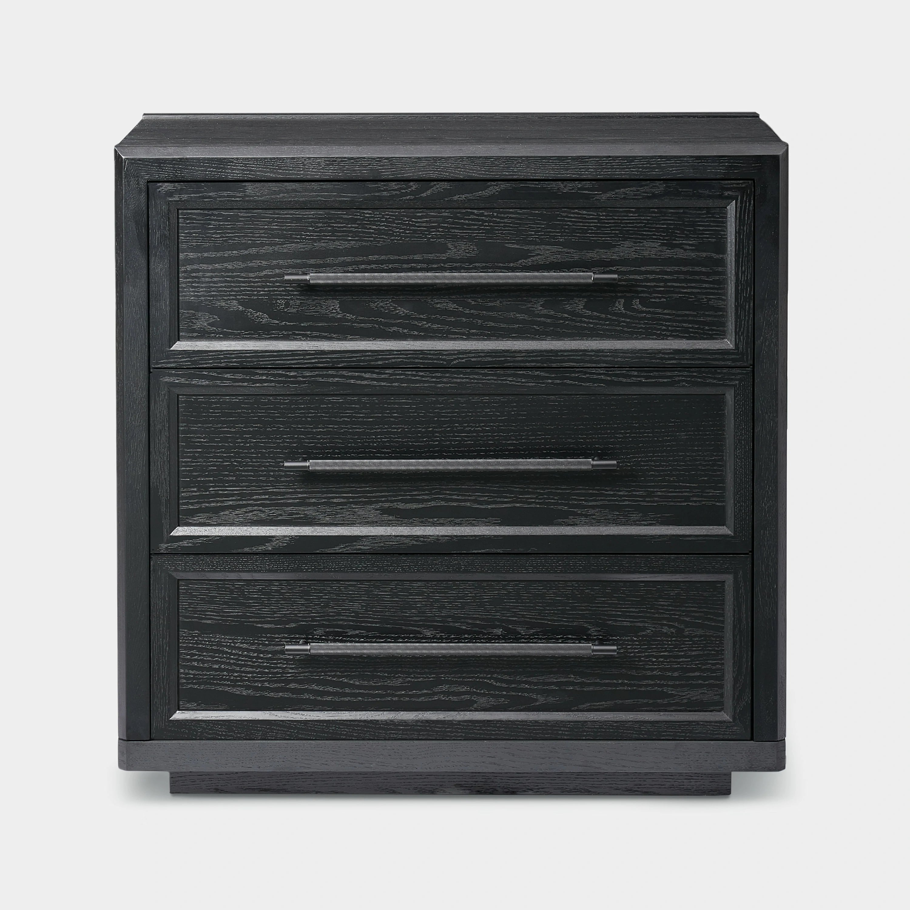 Alvar 32″ Oak 3-Drawer Chest