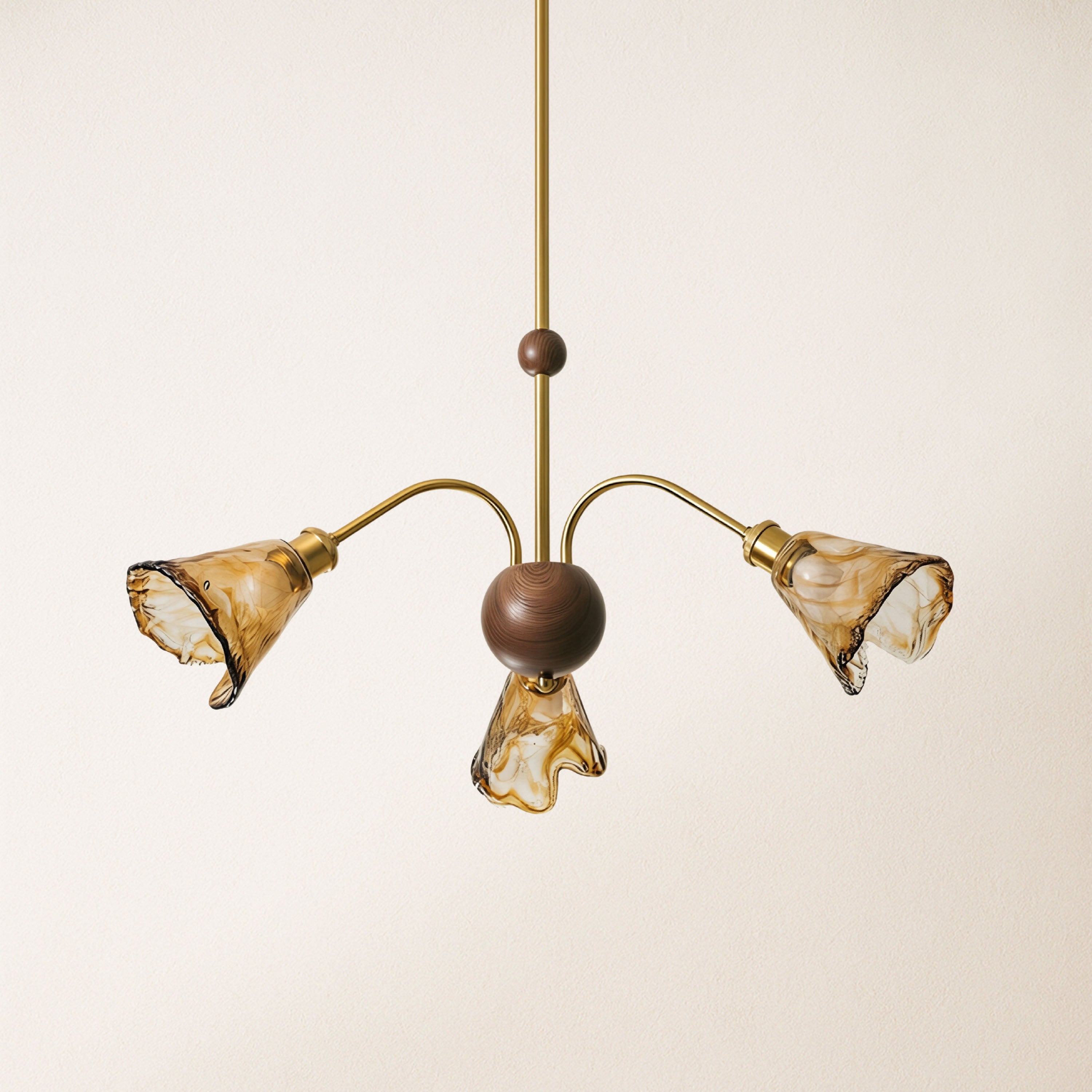 Ambrea Tulip Glass Chandelier