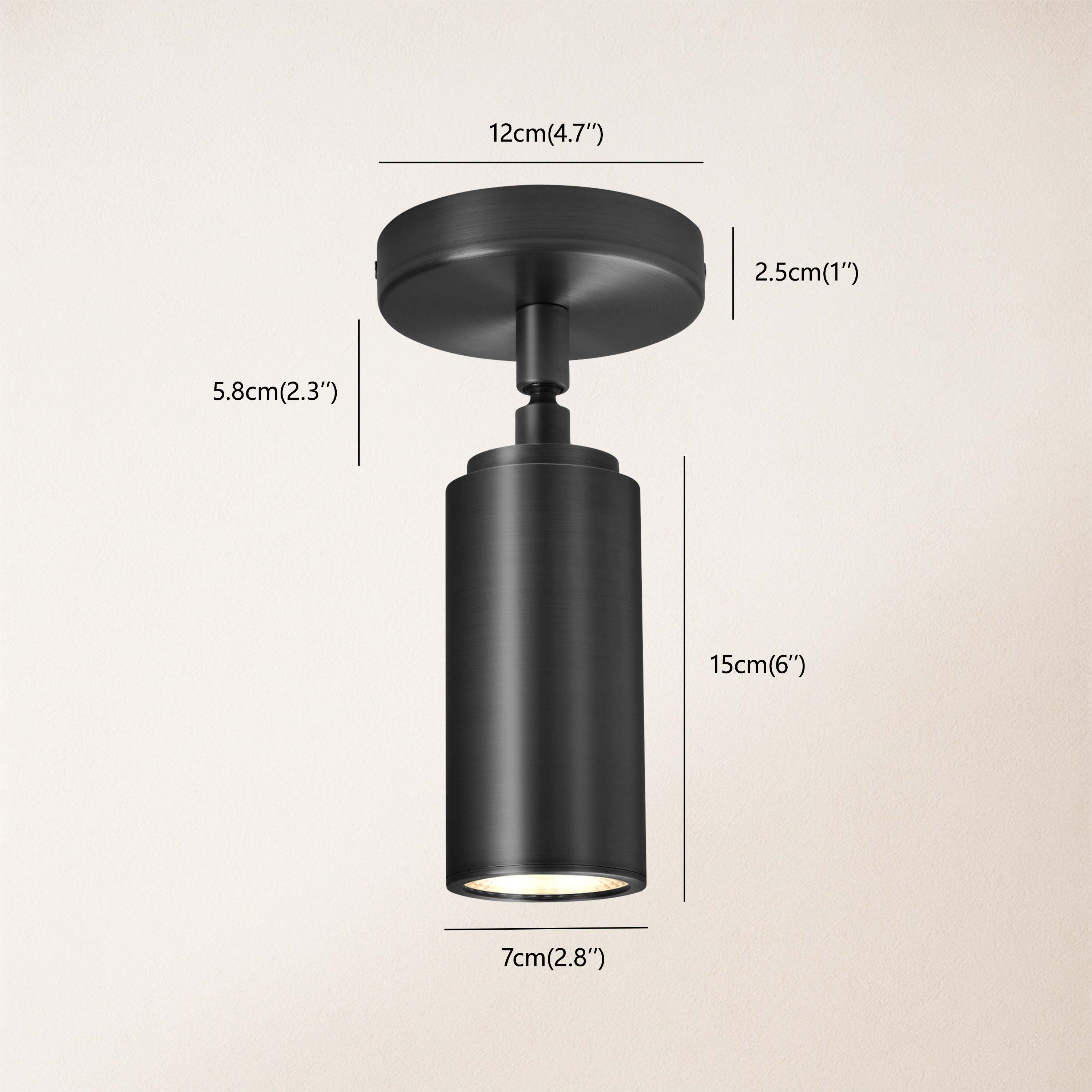 ArtGlow Adjustable Spot Downlight Wall Sconce 7cm D