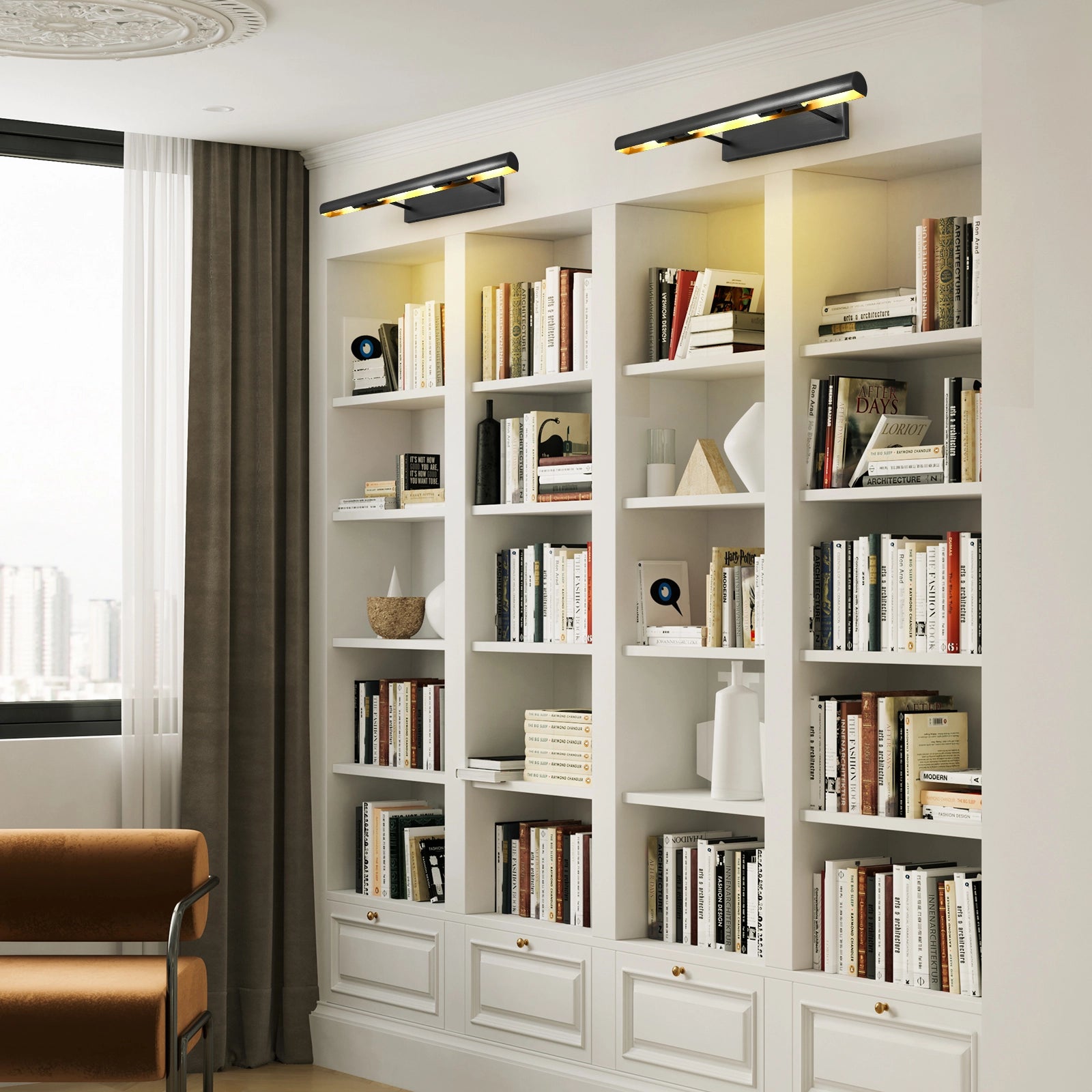 ArtGlow Picture Light 30"W#Finish_Black