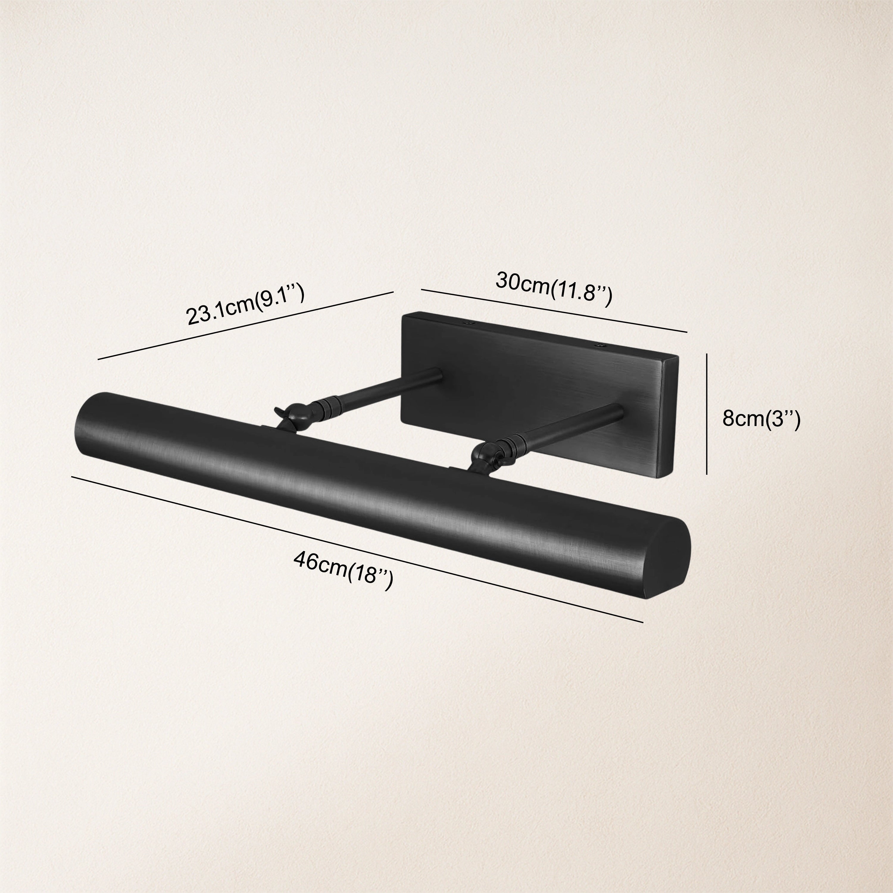 ArtGlow Picture Light Wall Sconce 46cm W