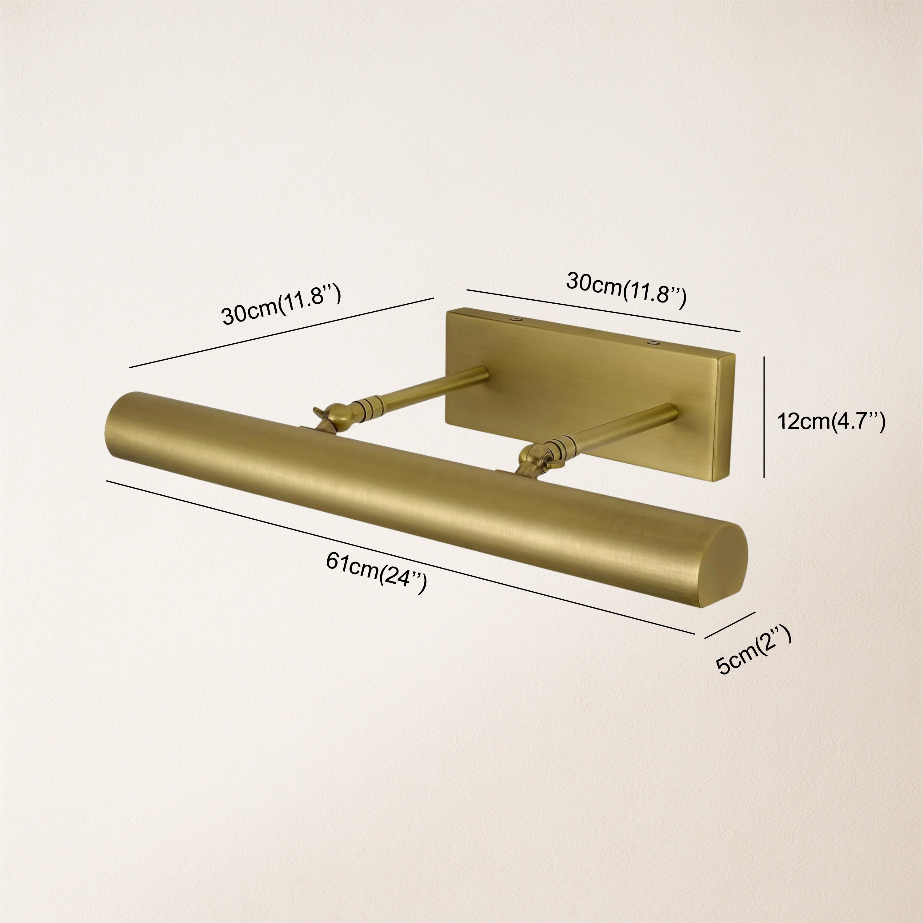 ArtGlow Picture Light Wall Sconce 61cm W