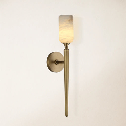 Axis Alabaster 1 Light Wall Sconce 54.8cm
