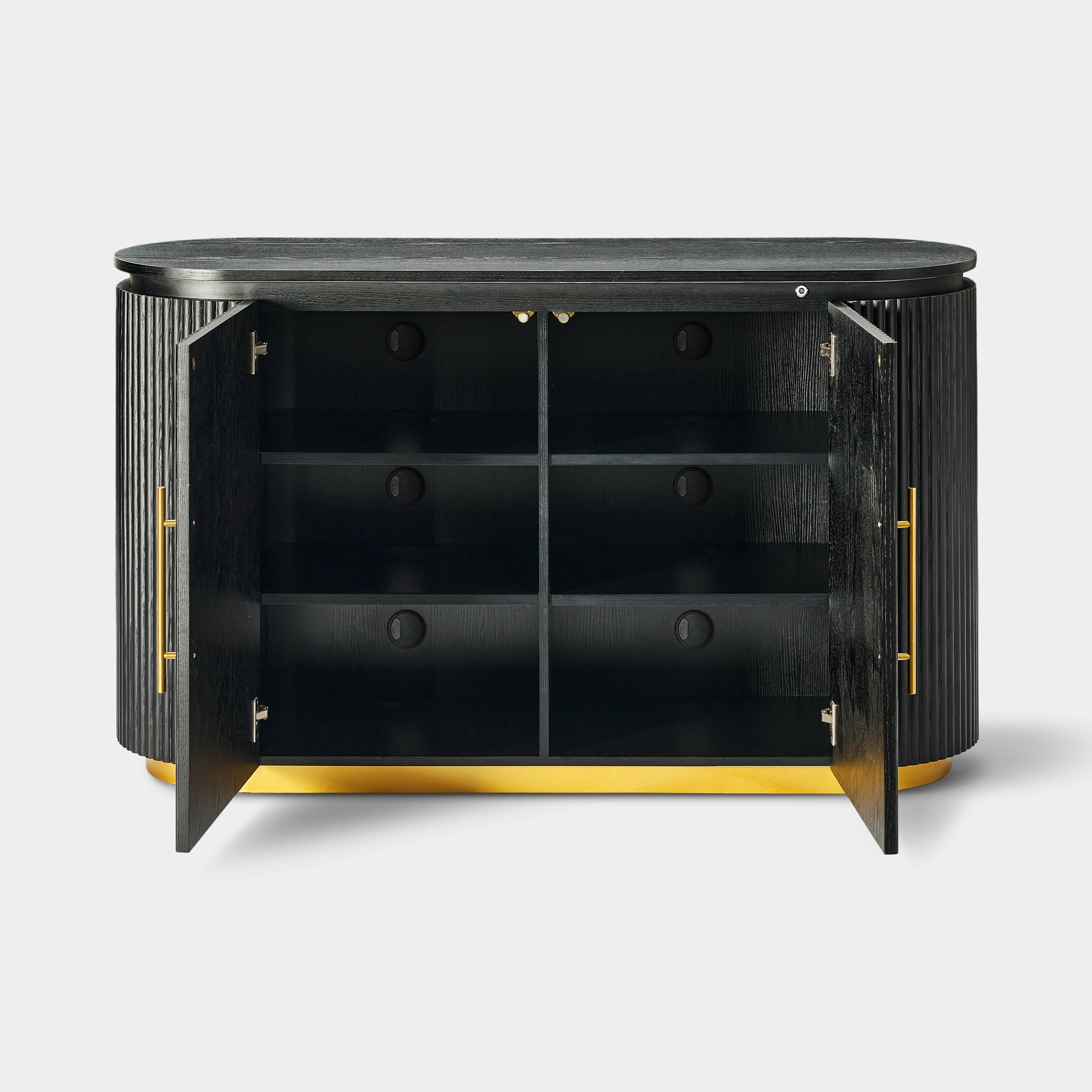 Holton Oak Media Console 240cm W