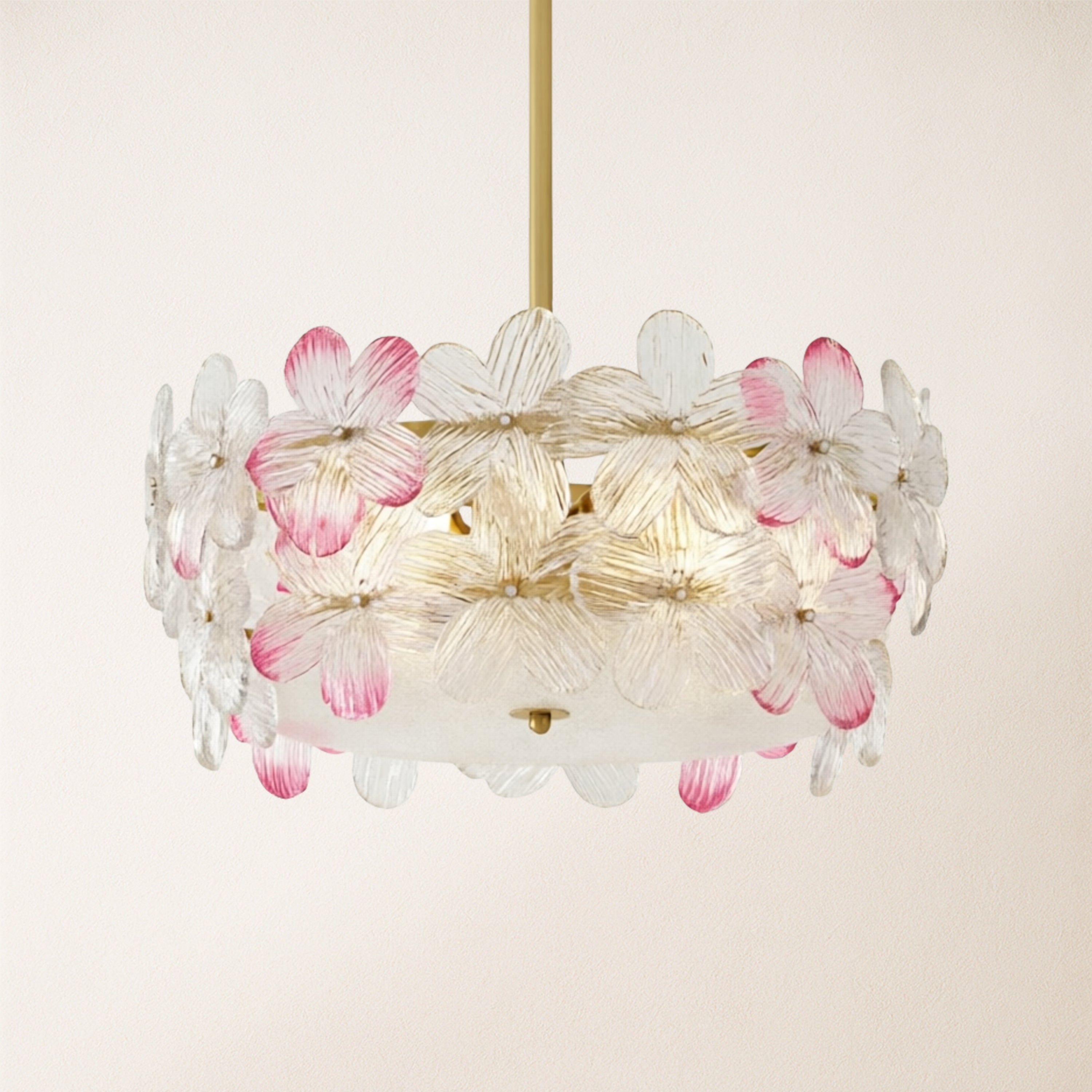Blumea Cluster Glass Flush Mount