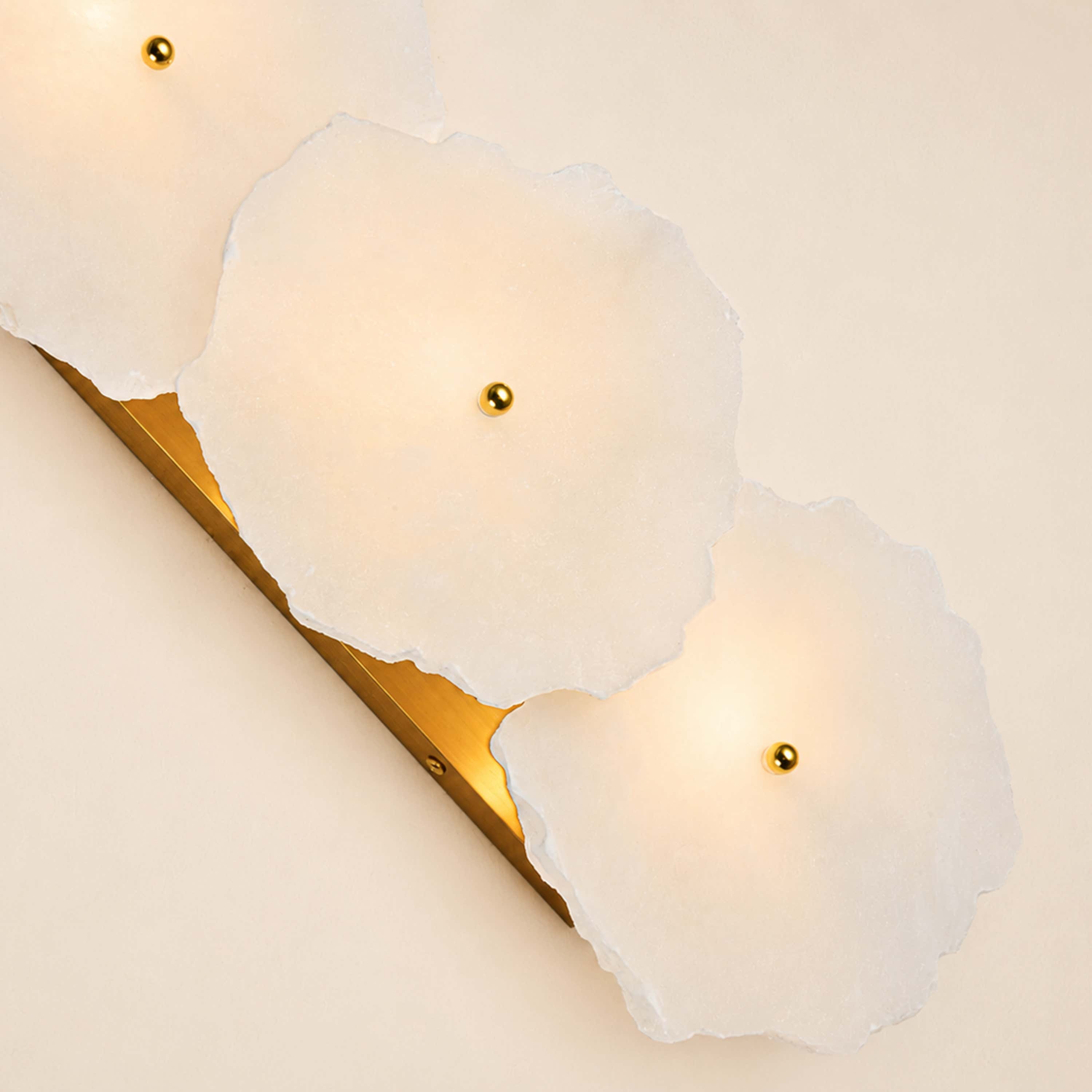 Moira Alabaster 3 Lights Wall Sconce