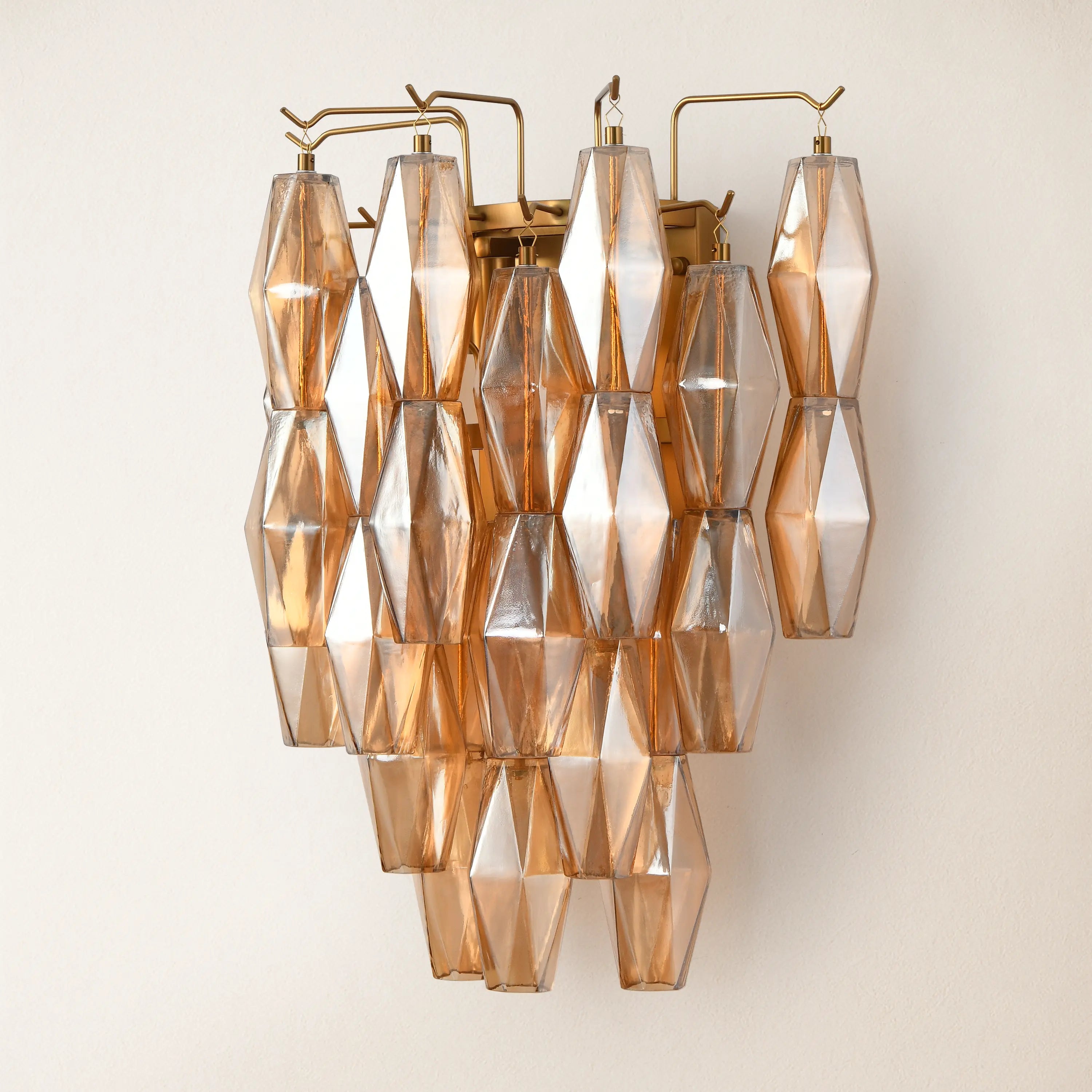Celestial Drop Glass Wall Sconce 50cm H