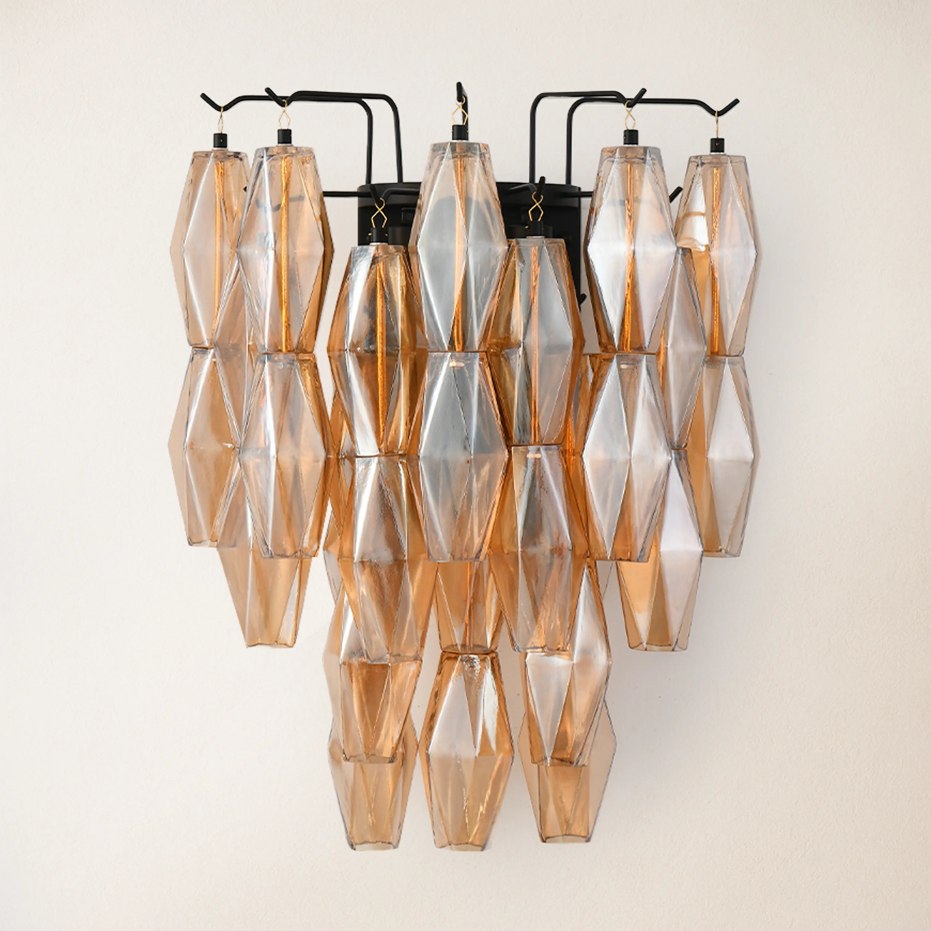 Celestial Drop Glass Wall Sconce 50cm H