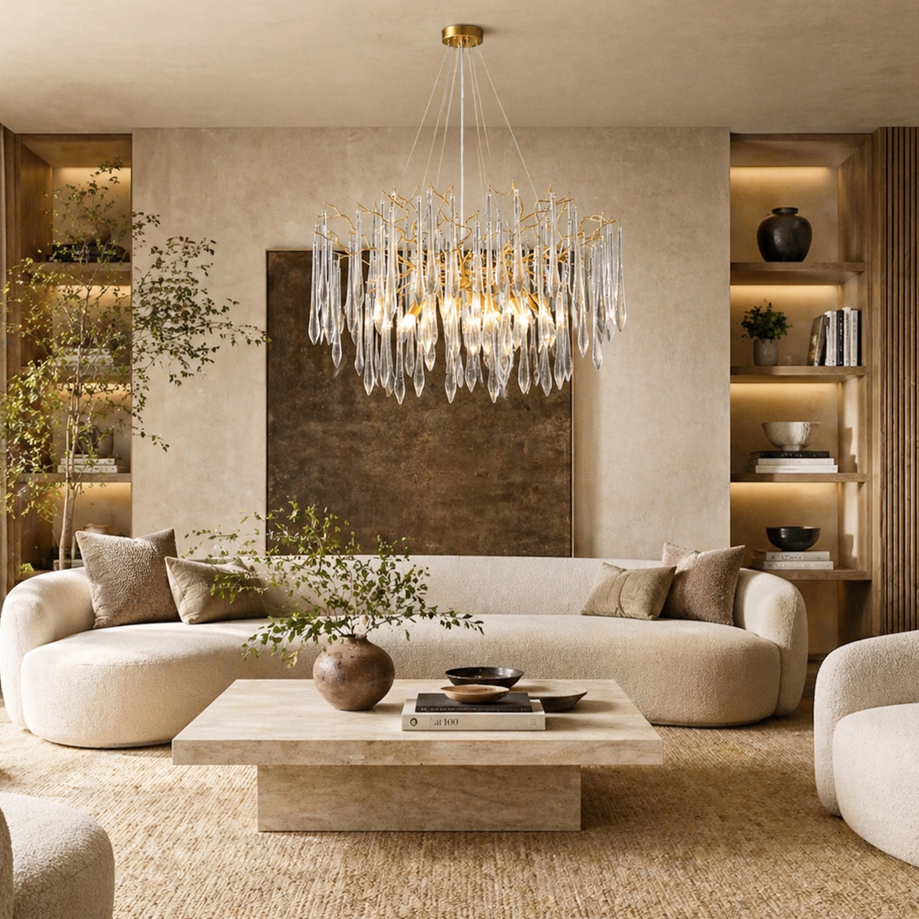 Aurevia Funnel Glass Chandelier