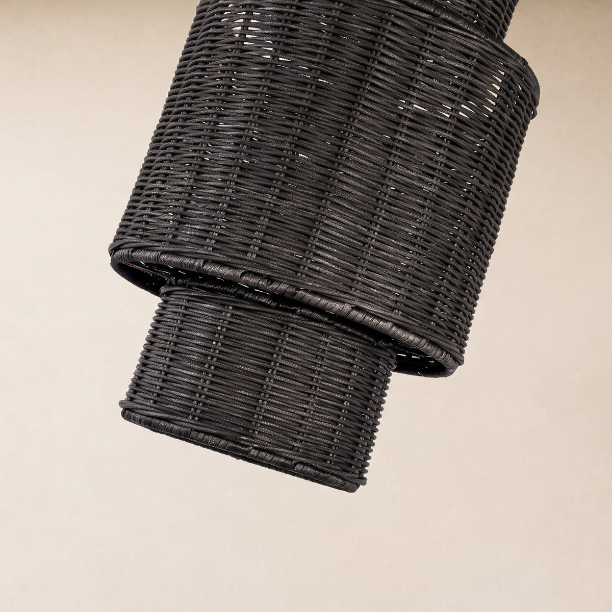 Cavana Rattan Tiered Pendant 10"D
