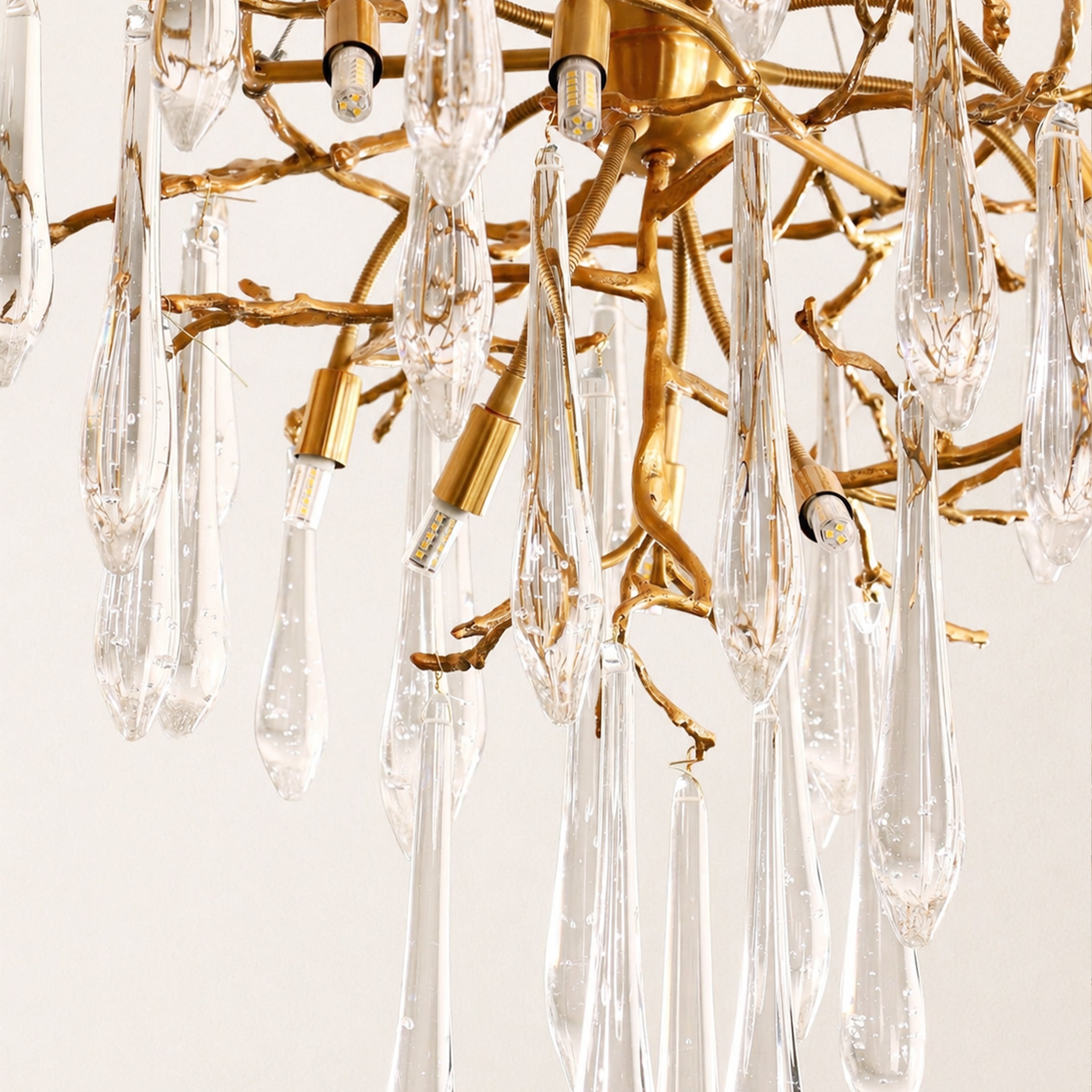 Aurevia Crystal Branch Round Chandelier