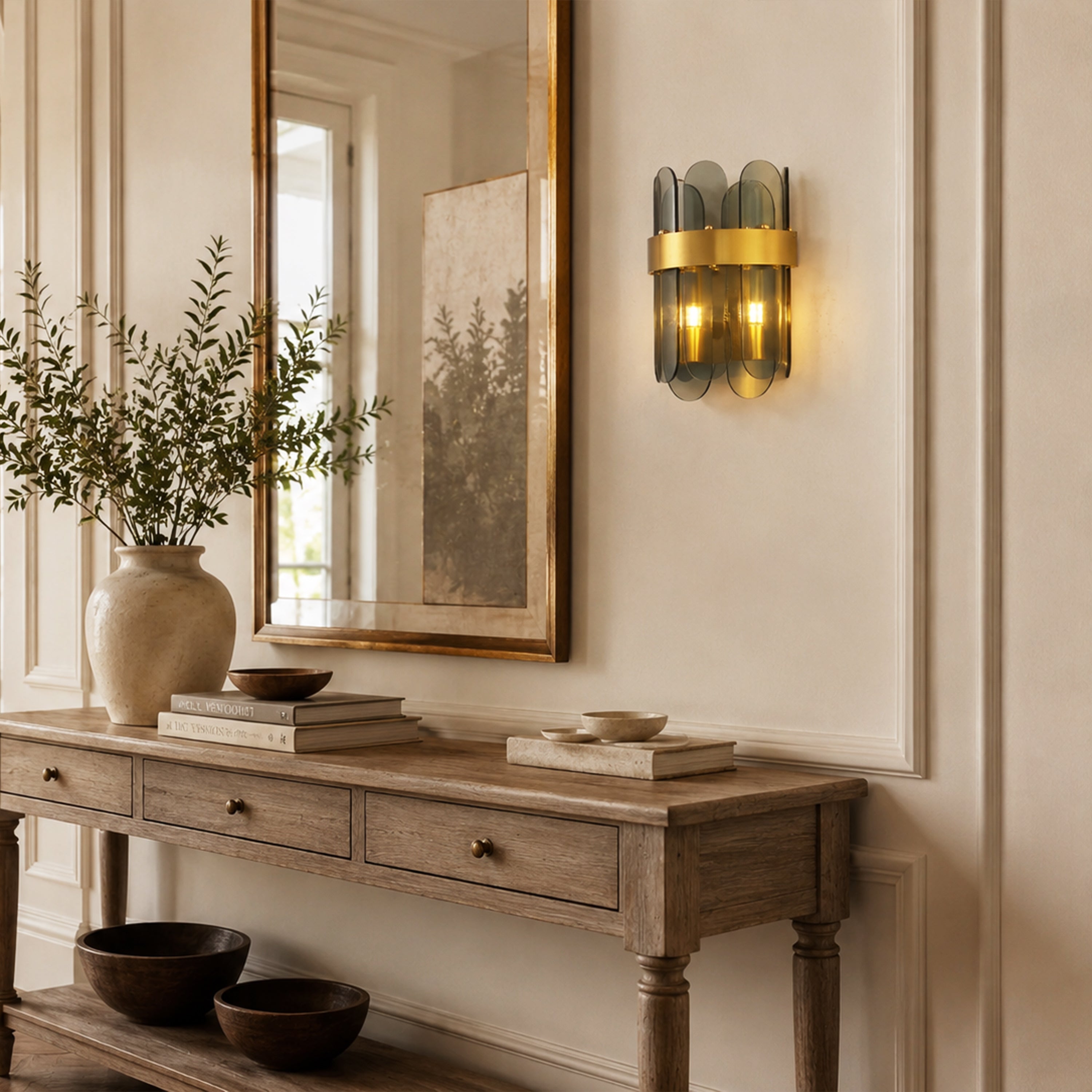 Cyra Glass Wall Sconce
