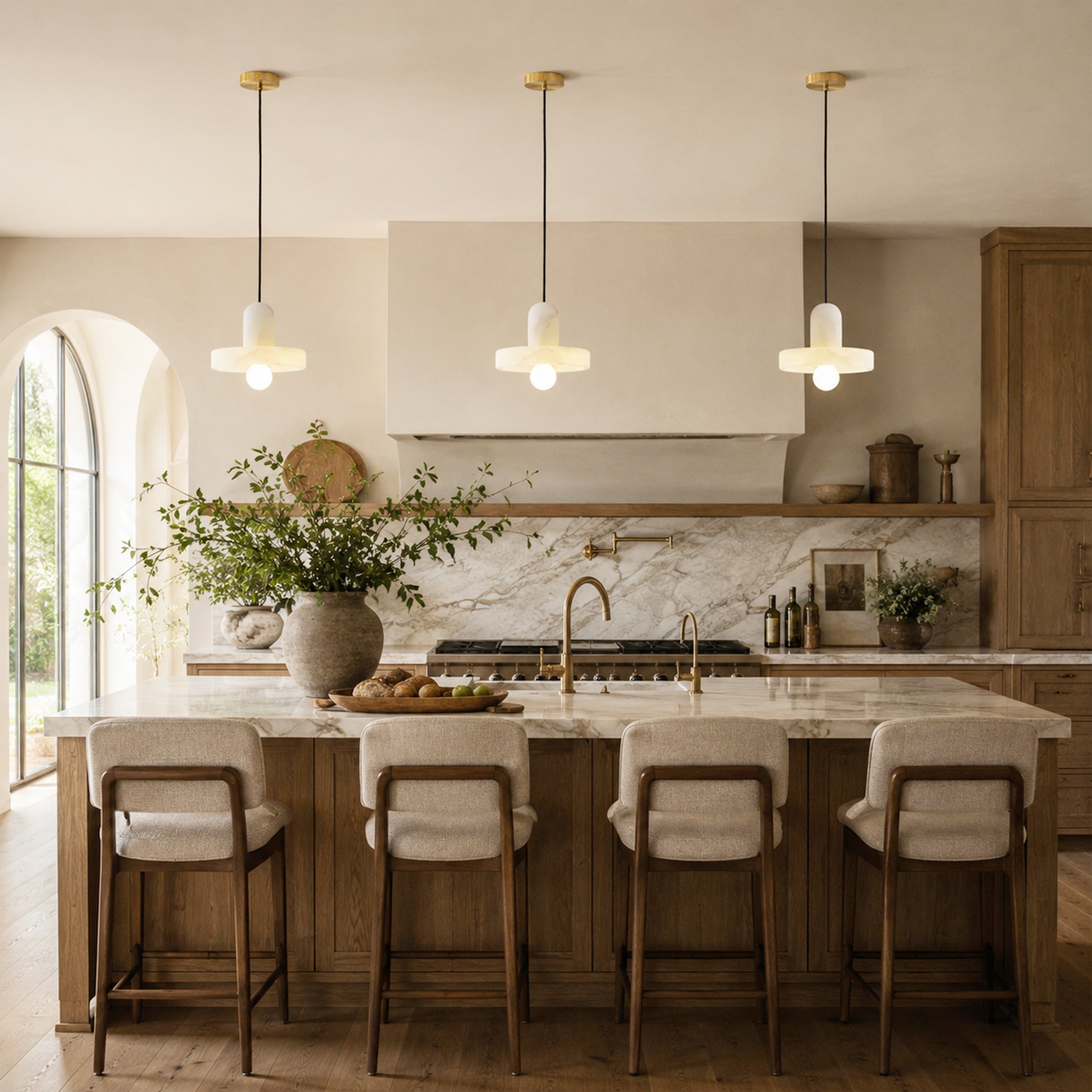 Carrano Alabaster Pendant