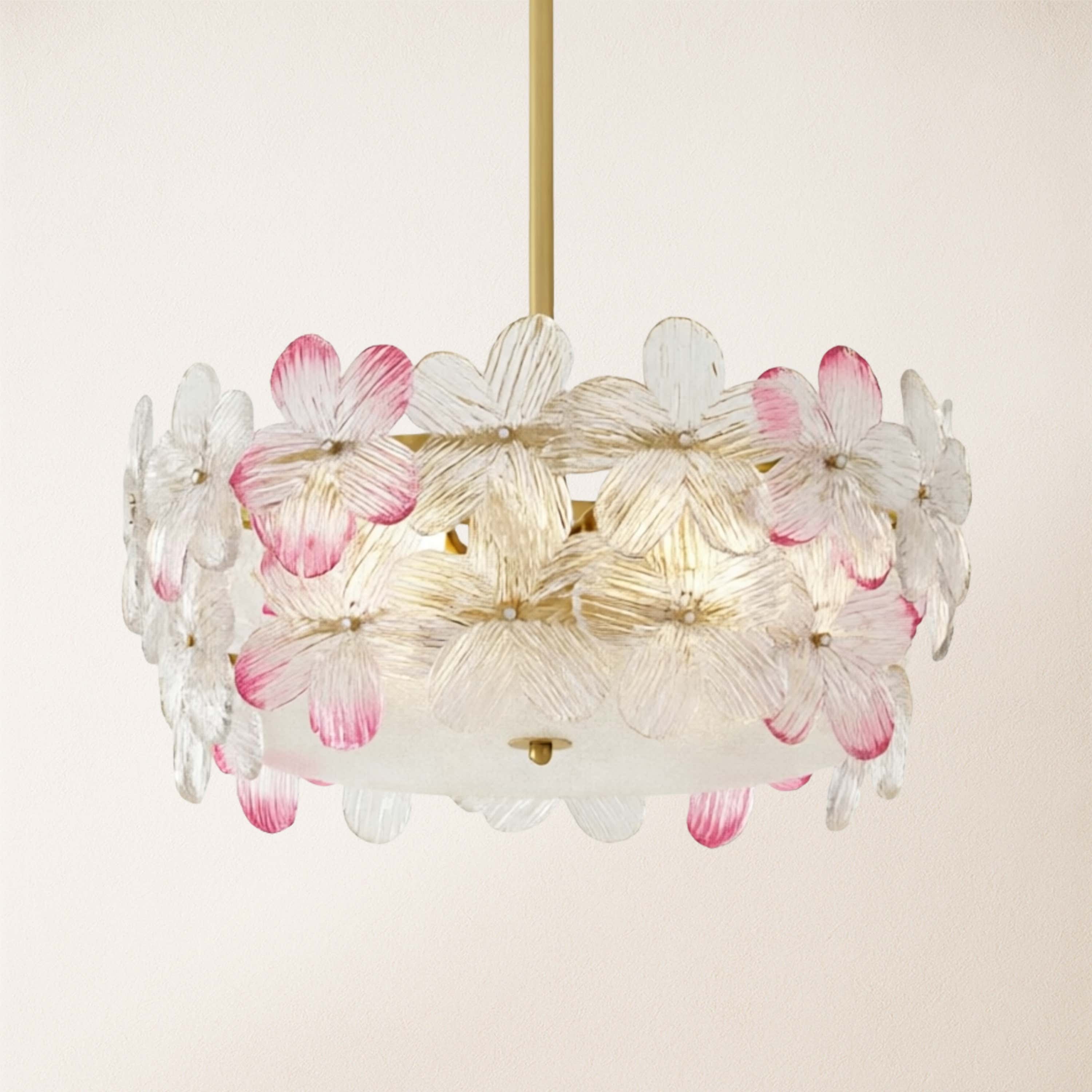 Blumea Cluster Glass Flush Mount
