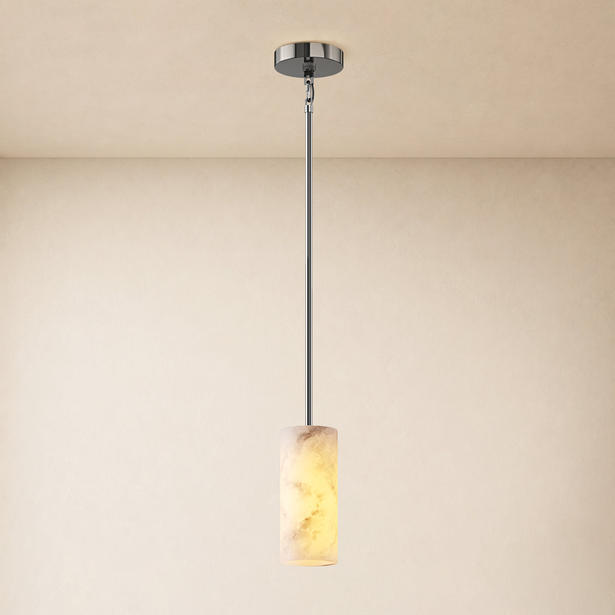 Calyndra Resin Cylinder Pendant 4"-7"W