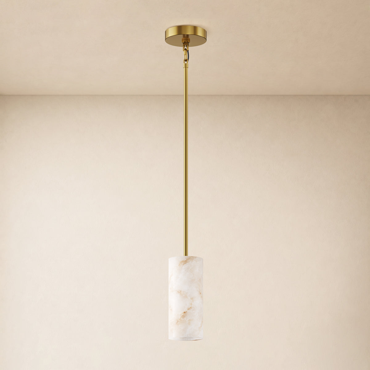 Calyndra Resin Cylinder Pendant 4"-7"W