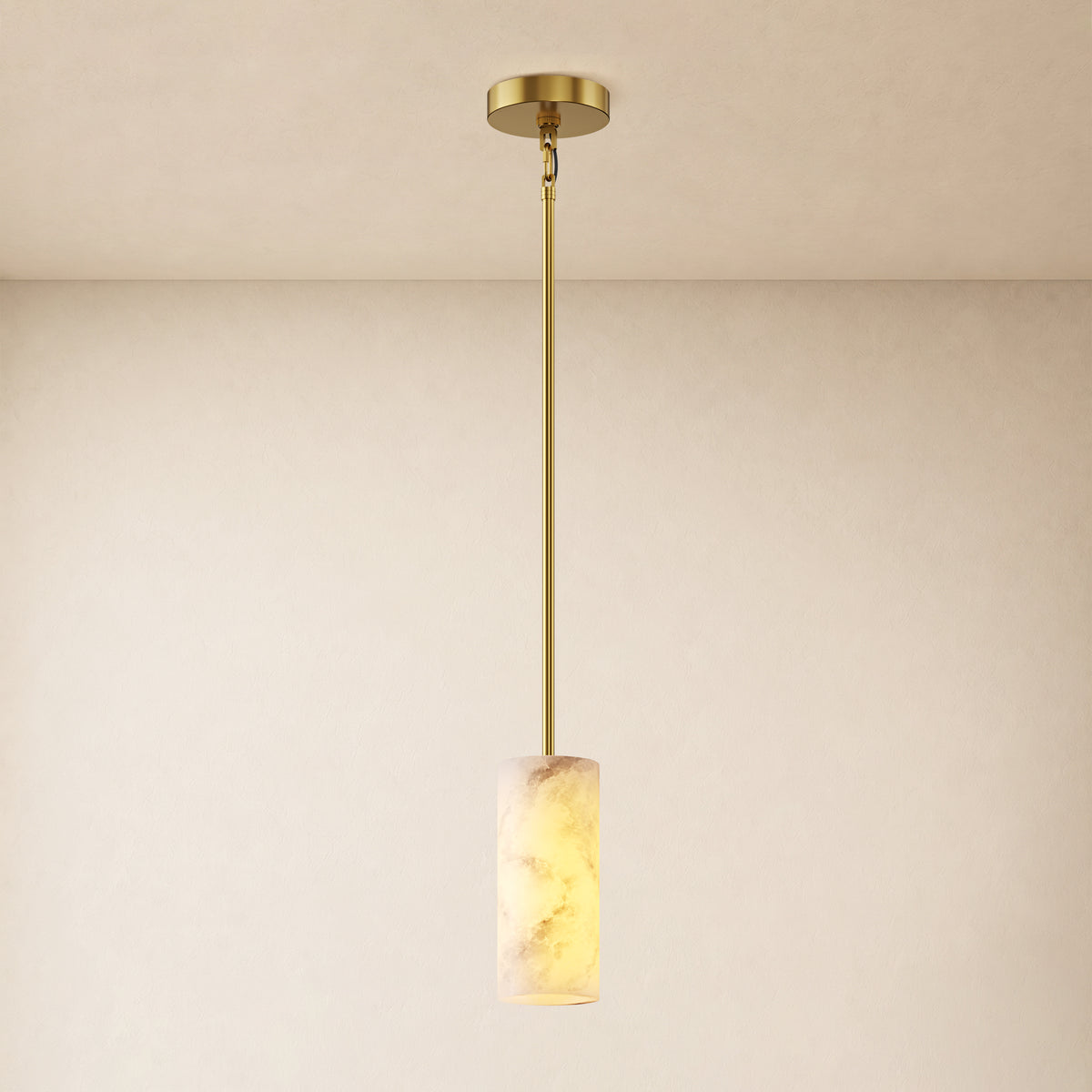 Calyndra Resin Cylinder Pendant 4"-7"W