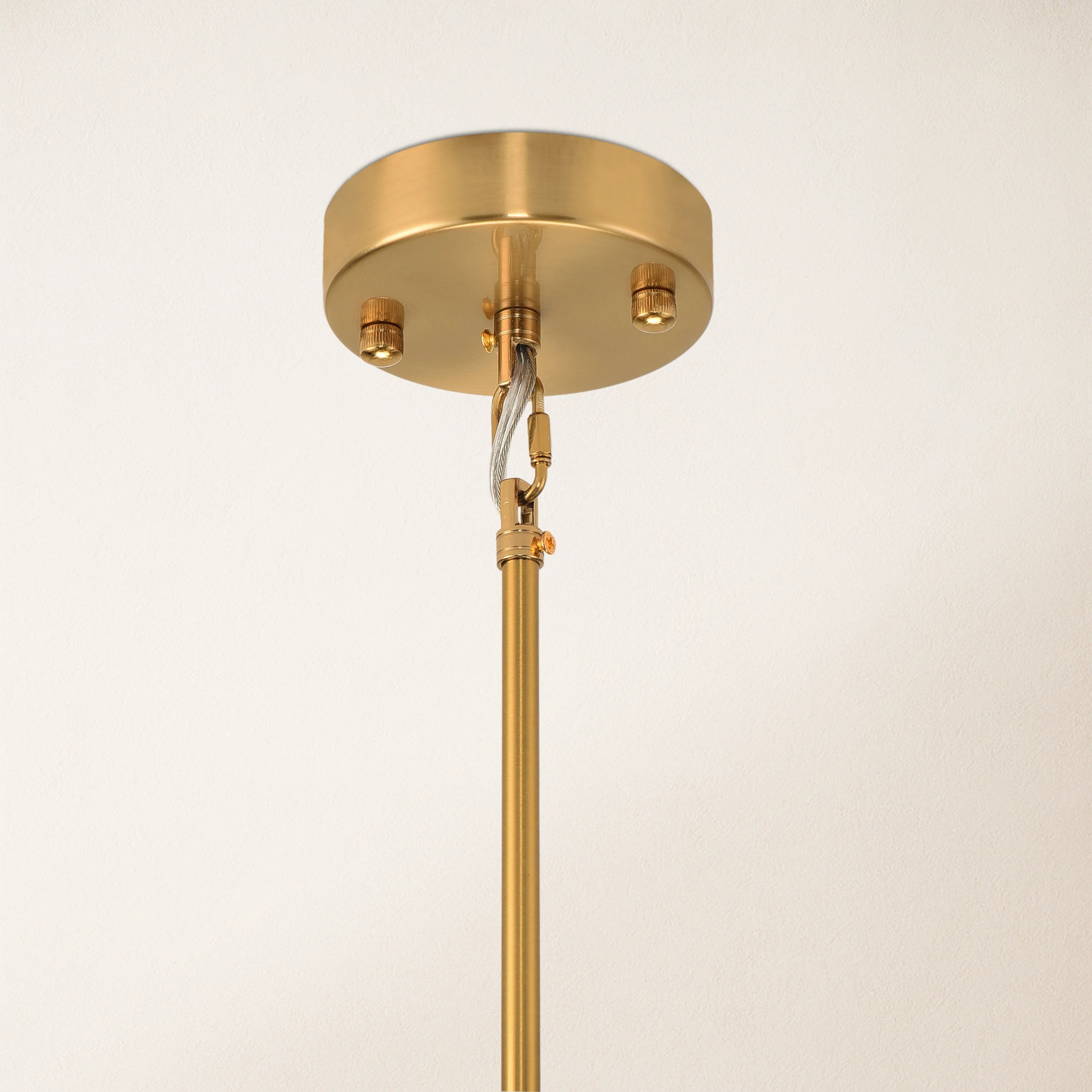 Nivislight Alabaster 2-Tier Round Chandelier 33cm