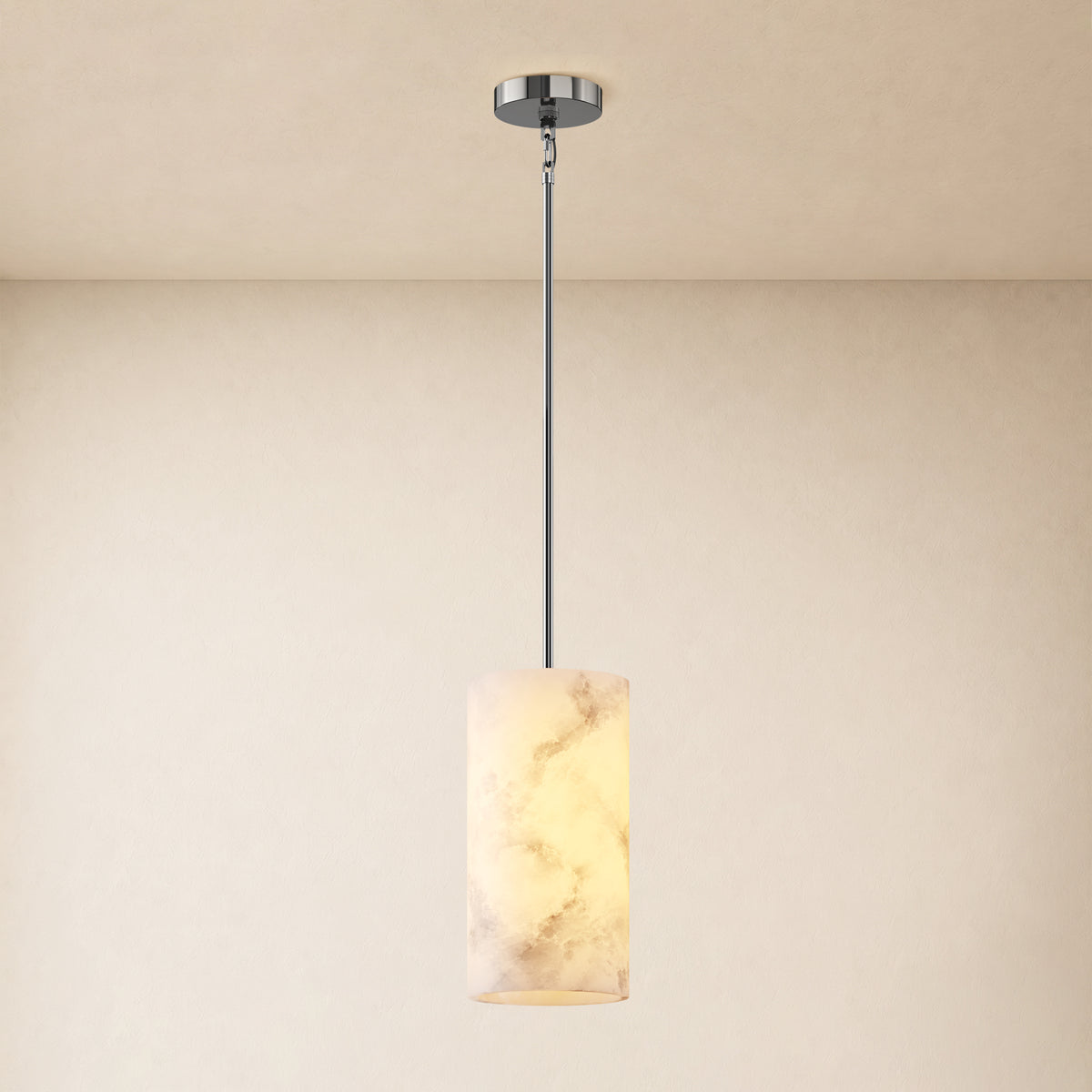 Calyndra Resin Cylinder Pendant 4"-7"W