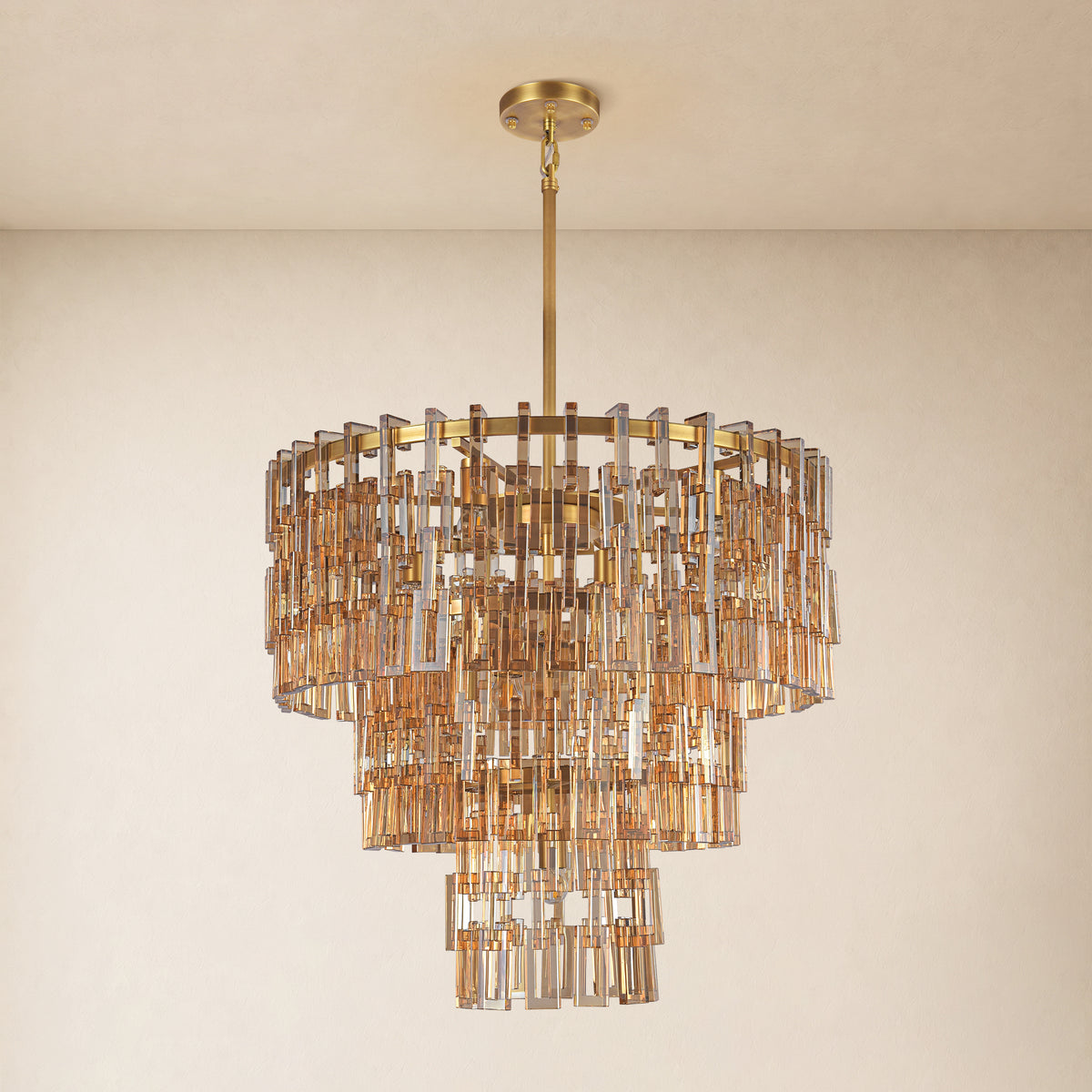 Cirelle Crystal Round Chandelier 32"D