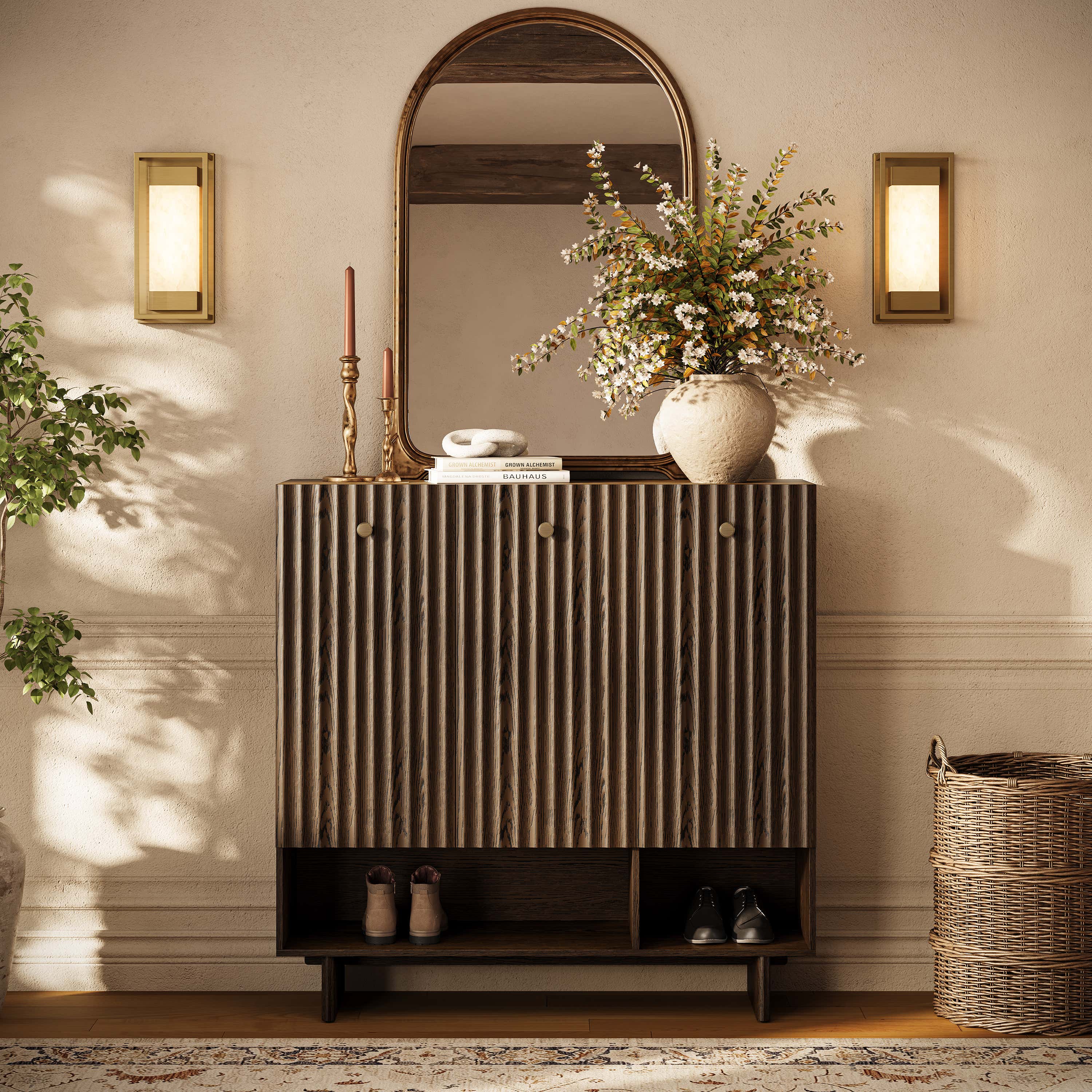 Noor Shoe Storage 47"W