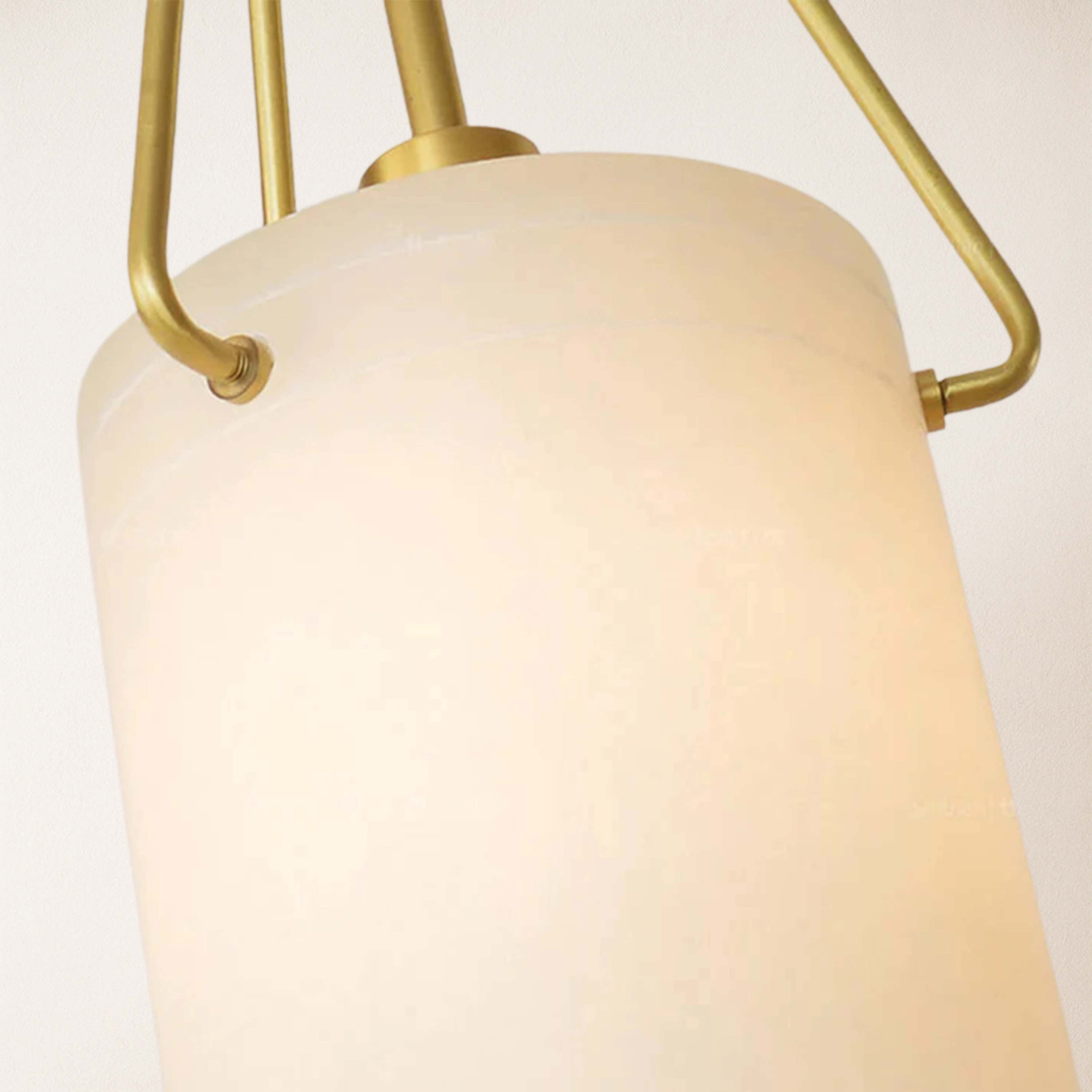 Dadaly Lottia Alabaster Small Art Pendant Light 18cm D