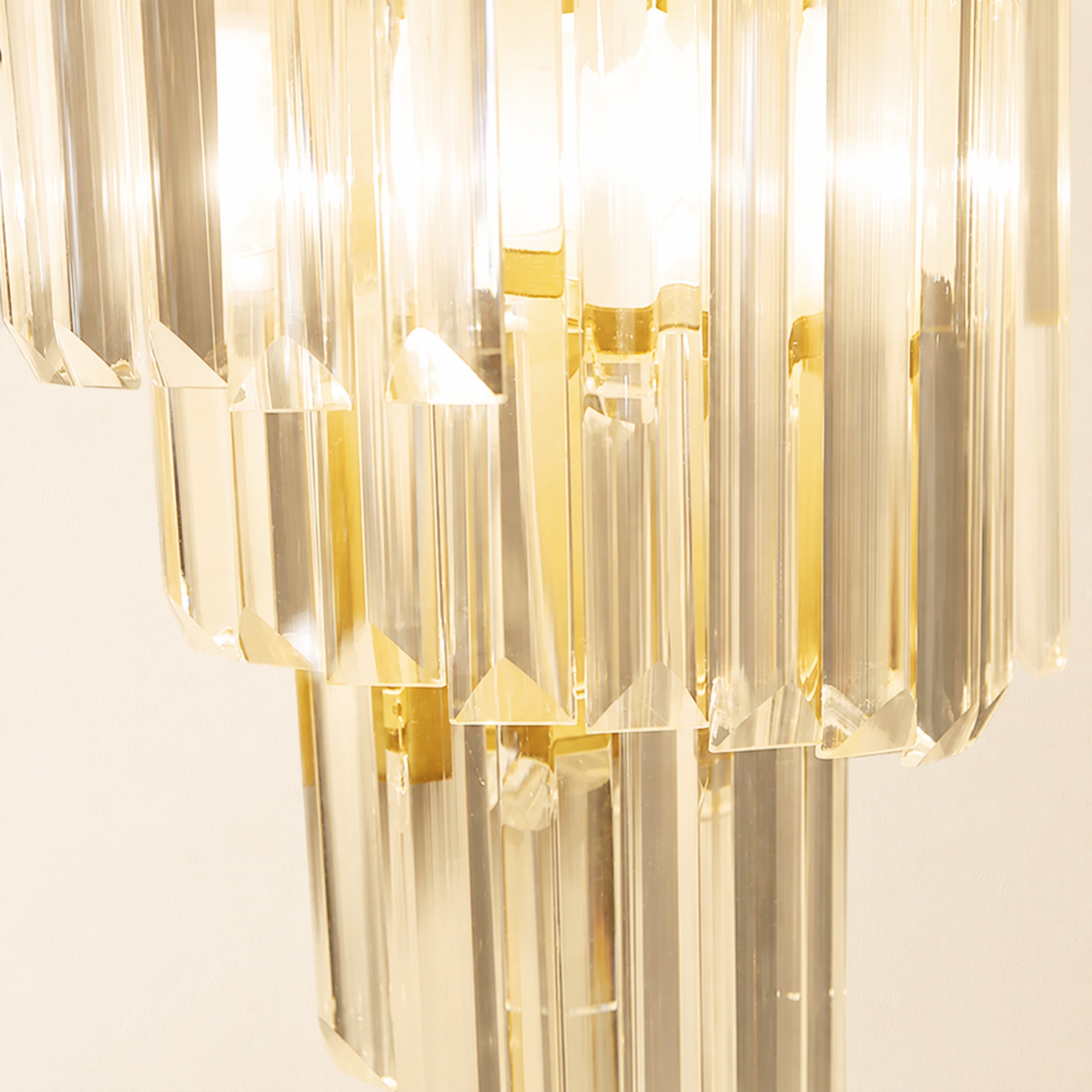 Oryana Crystal Icicle Wall Sconce 9.8"